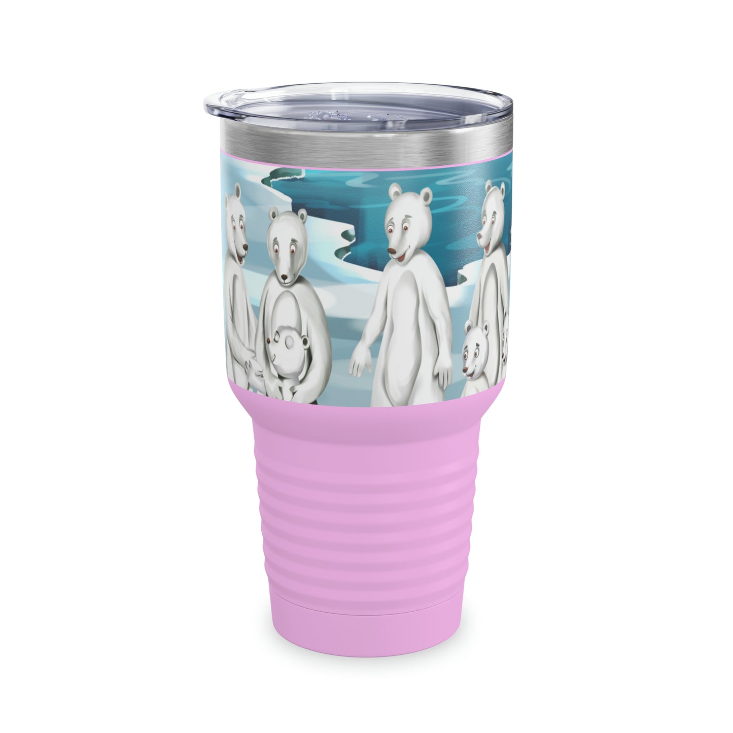 Poro The Polar Bear Ringneck Tumbler, 30oz