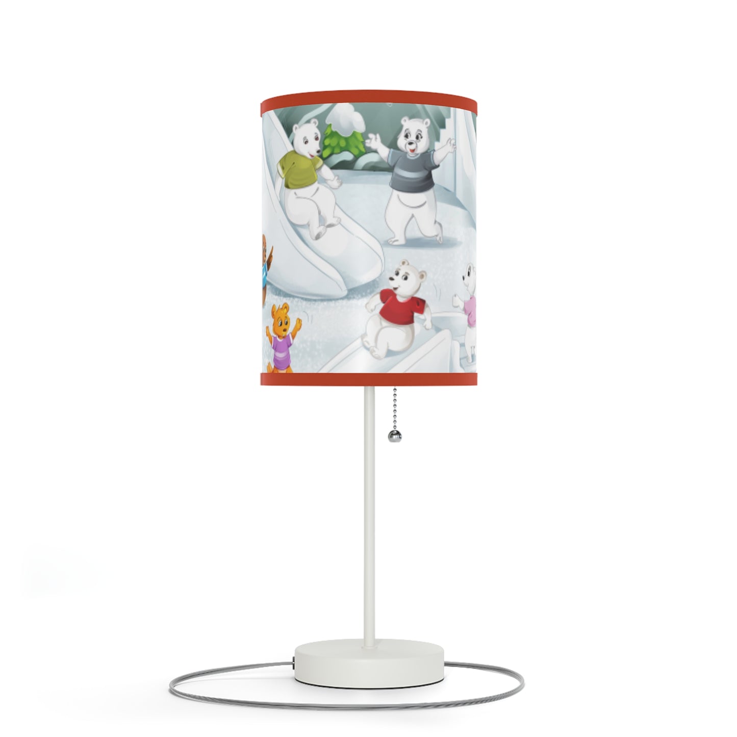 Poro the Polar Bear Lamp on a Stand