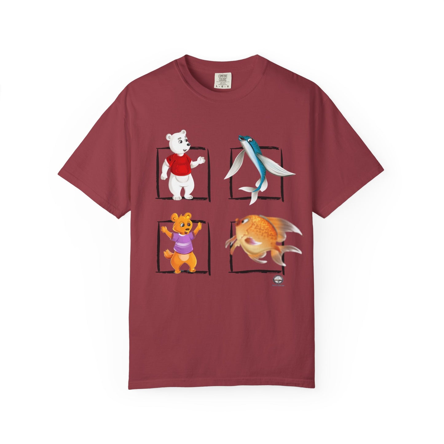 Whimsical Cartoon T-Shirt, Fun Graphic Tee for Kids, Animal Lovers Apparel, Perfect Gift for Birthdays and Celebrations