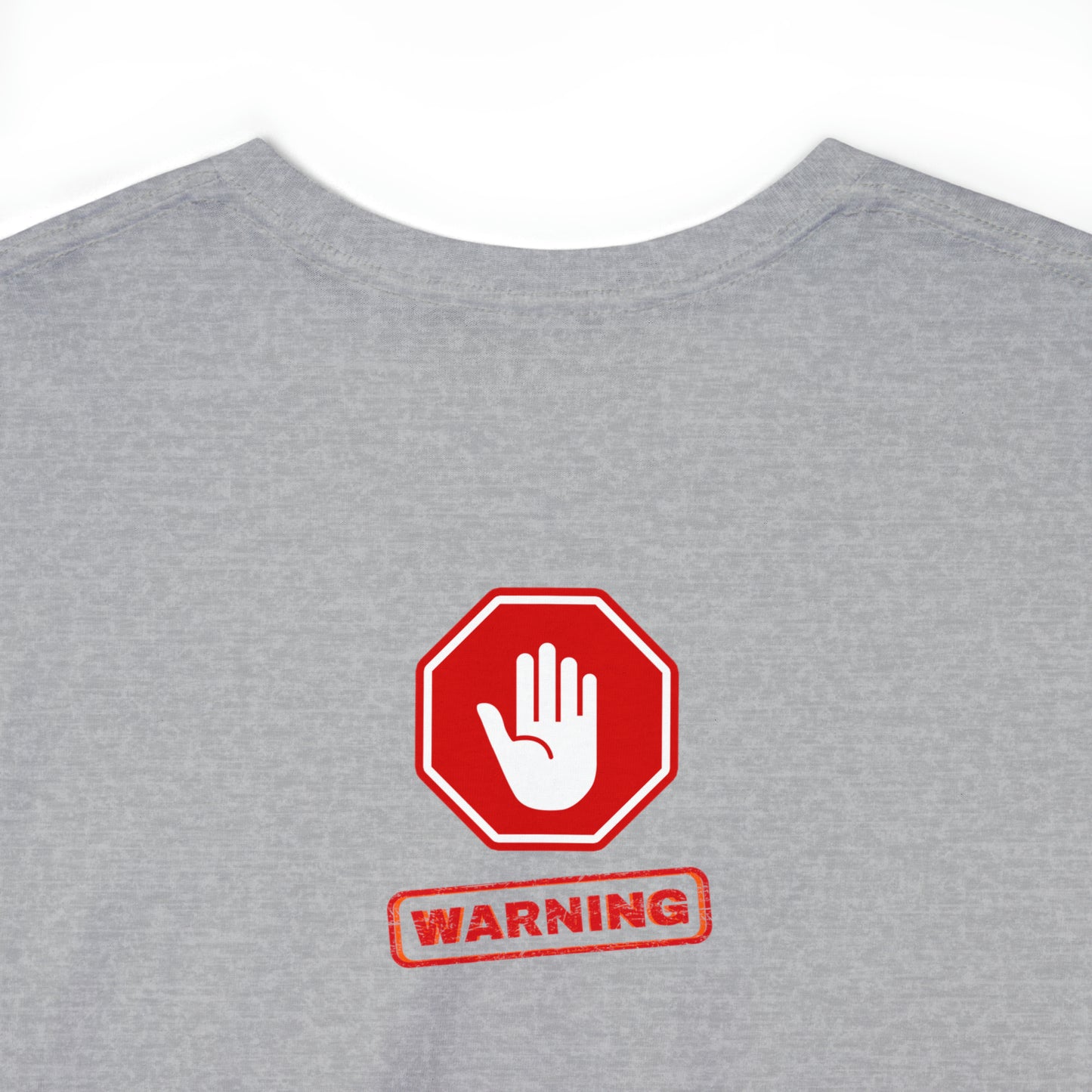 Warning, Unisex Heavy Cotton Tee