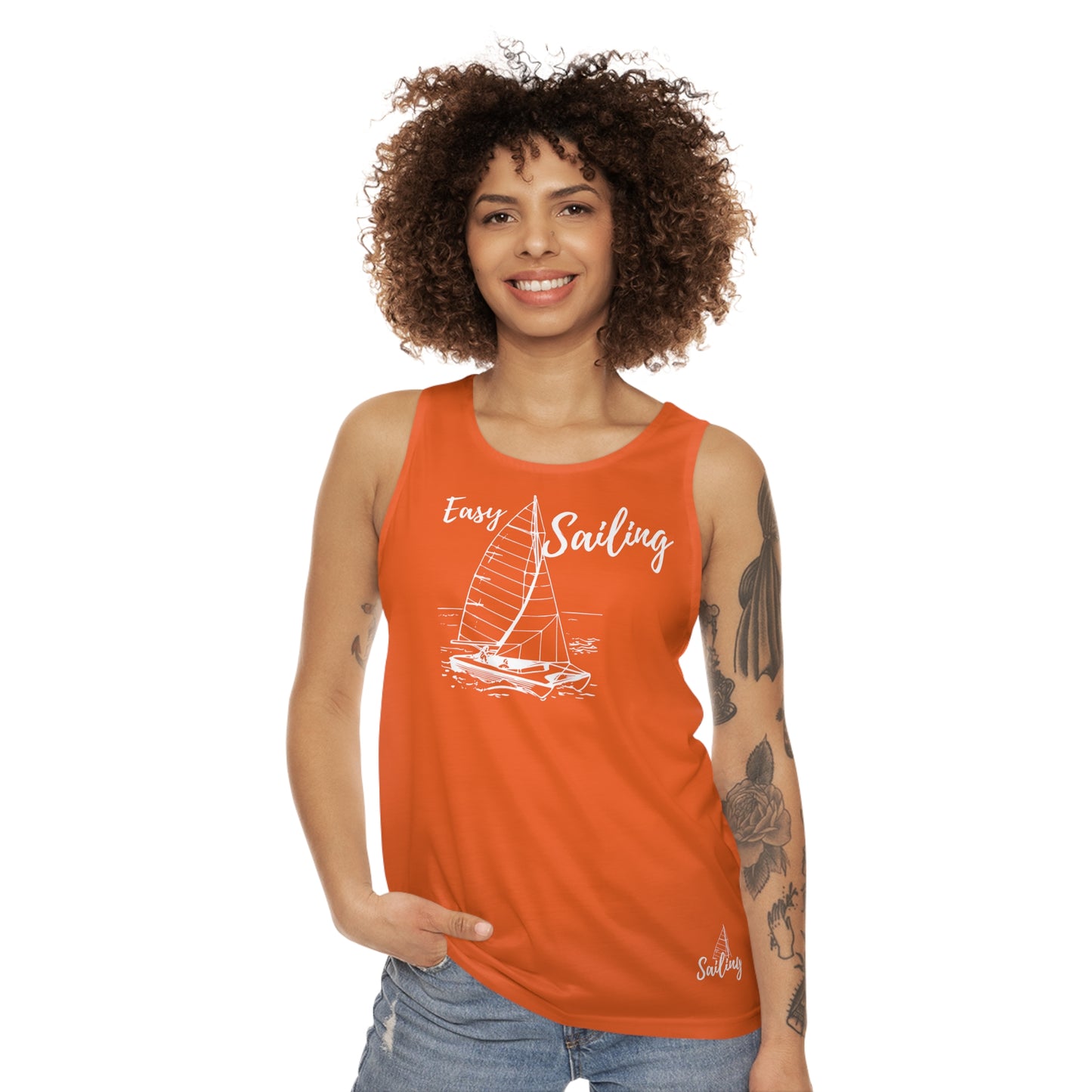 Sailing Unisex Tank Top (AOP)