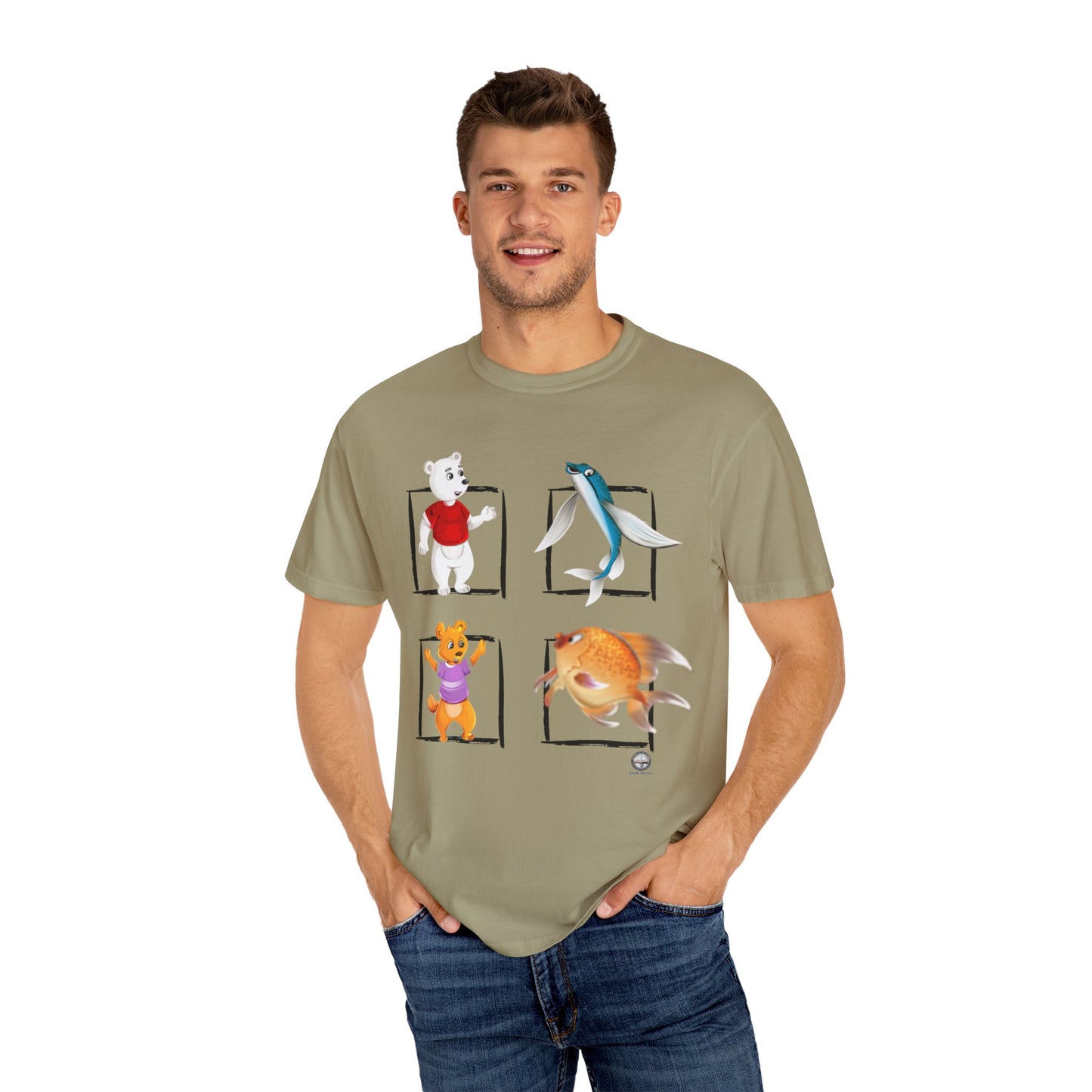 Whimsical Cartoon T-Shirt, Fun Graphic Tee for Kids, Animal Lovers Apparel, Perfect Gift for Birthdays and Celebrations