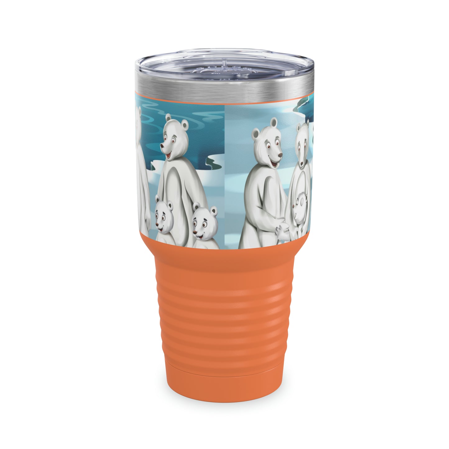 Poro The Polar Bear Ringneck Tumbler, 30oz