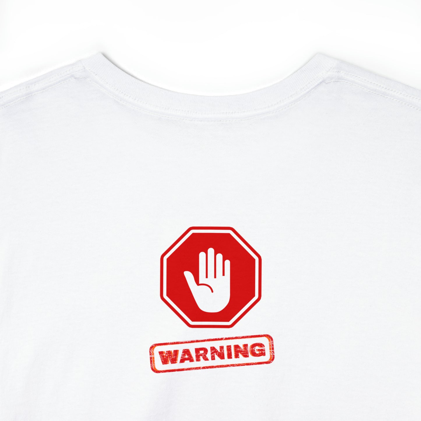 Warning, Unisex Heavy Cotton Tee