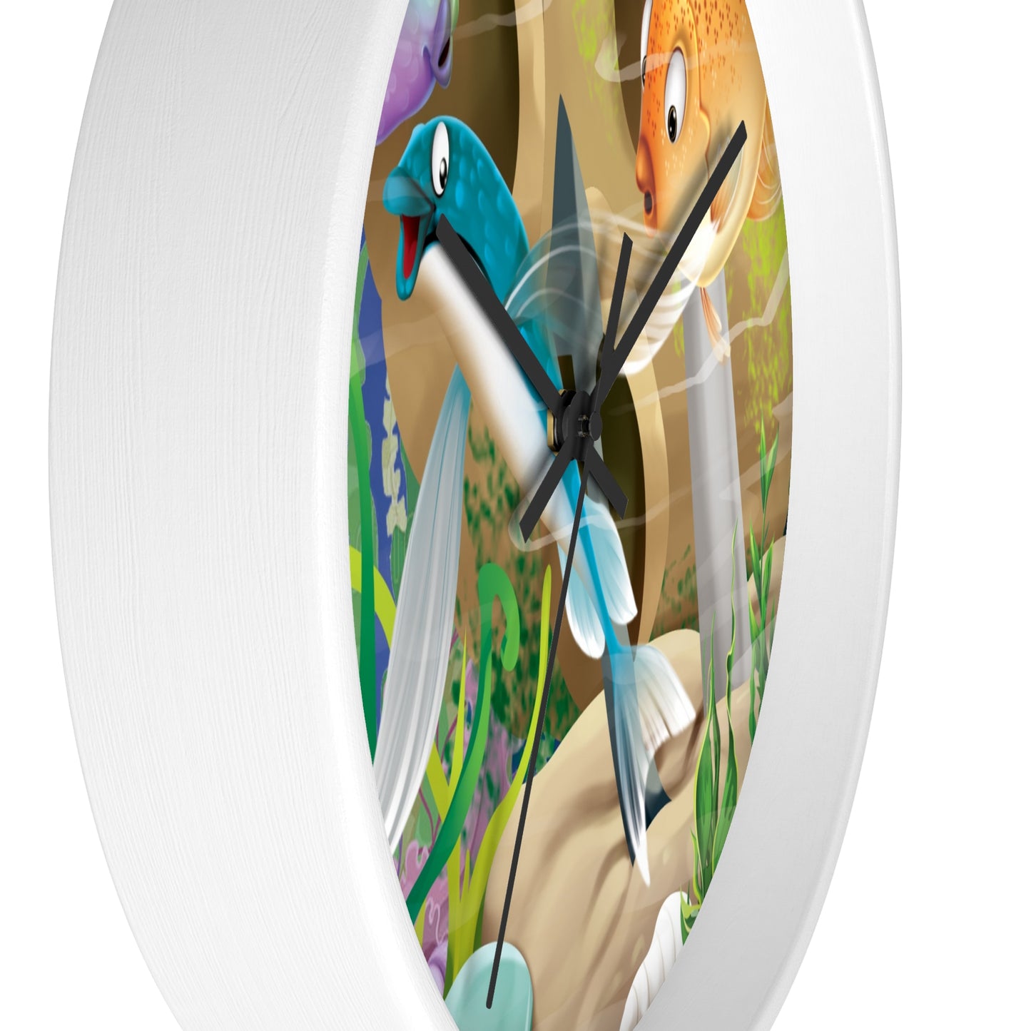 Finley The Flying Fish Wall Clock