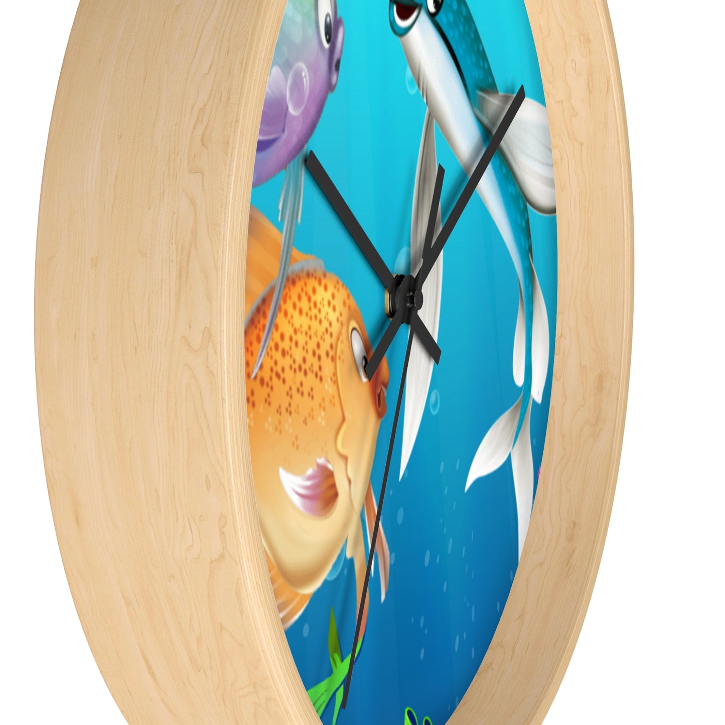 Finley The Flying Fish Wall Clock