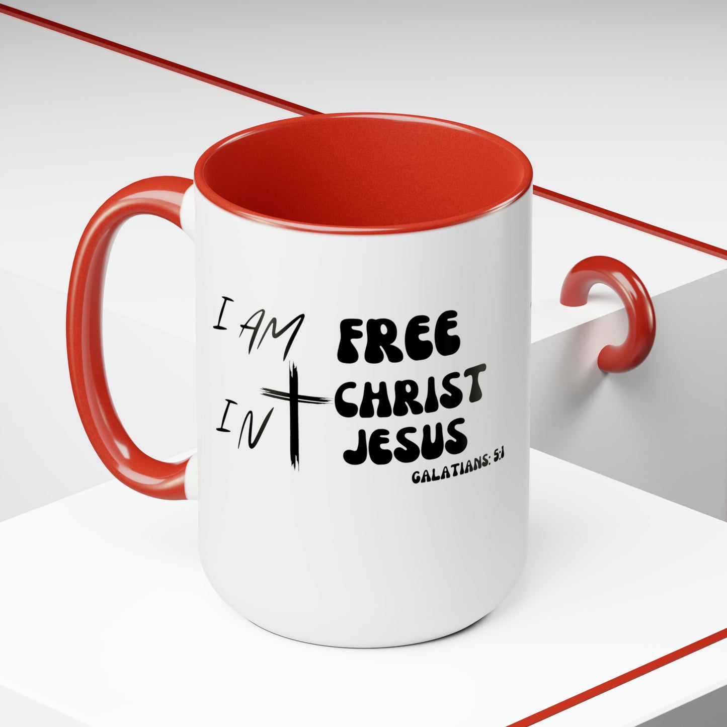 Christian WearTwo-Tone Coffee Mugs, 15oz