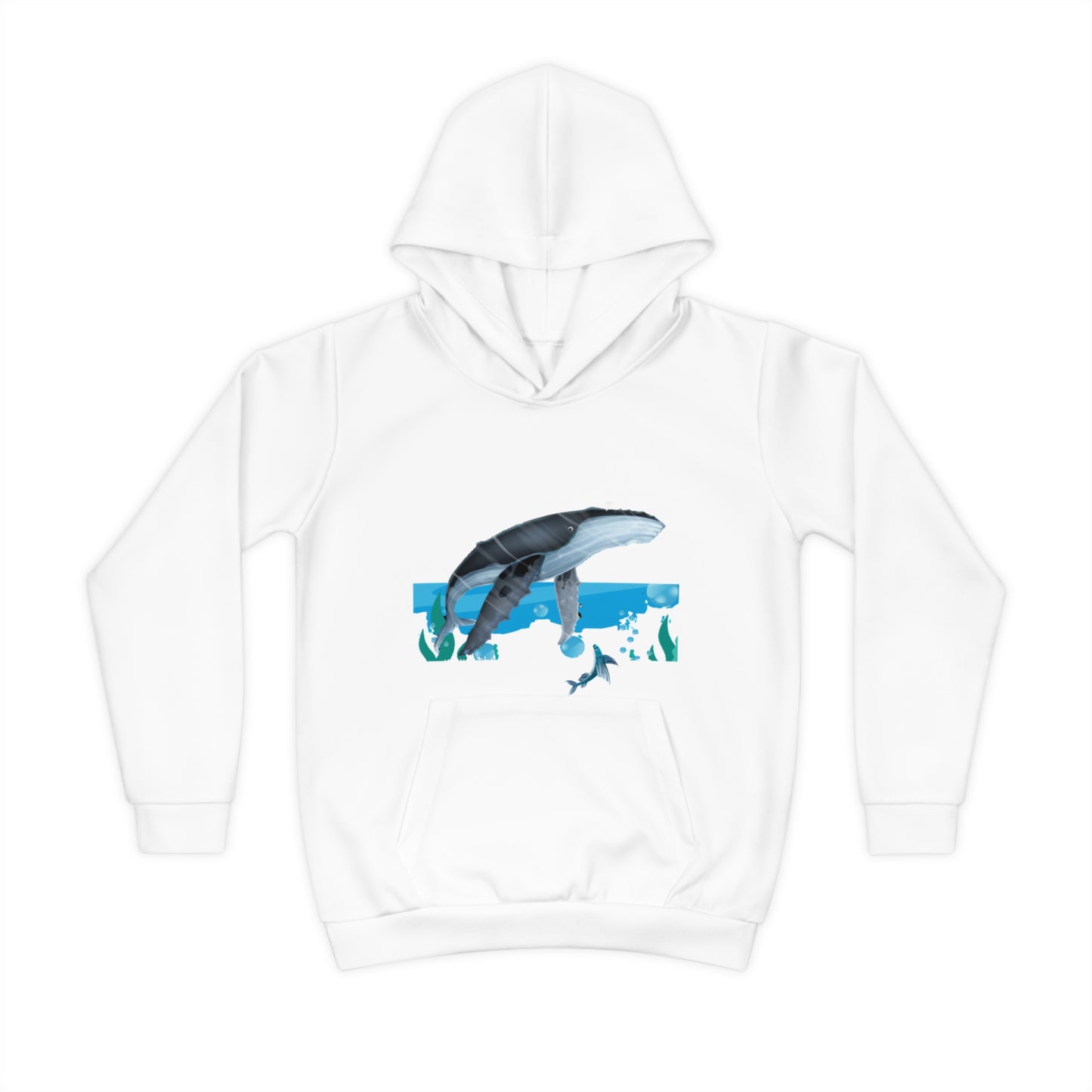 Finley the Flying Fish Children's Hoodie (AOP)