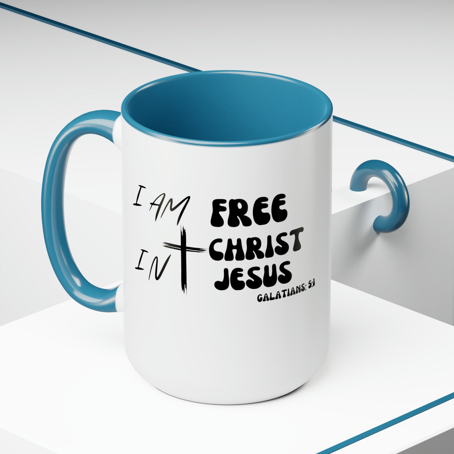 Christian WearTwo-Tone Coffee Mugs, 15oz