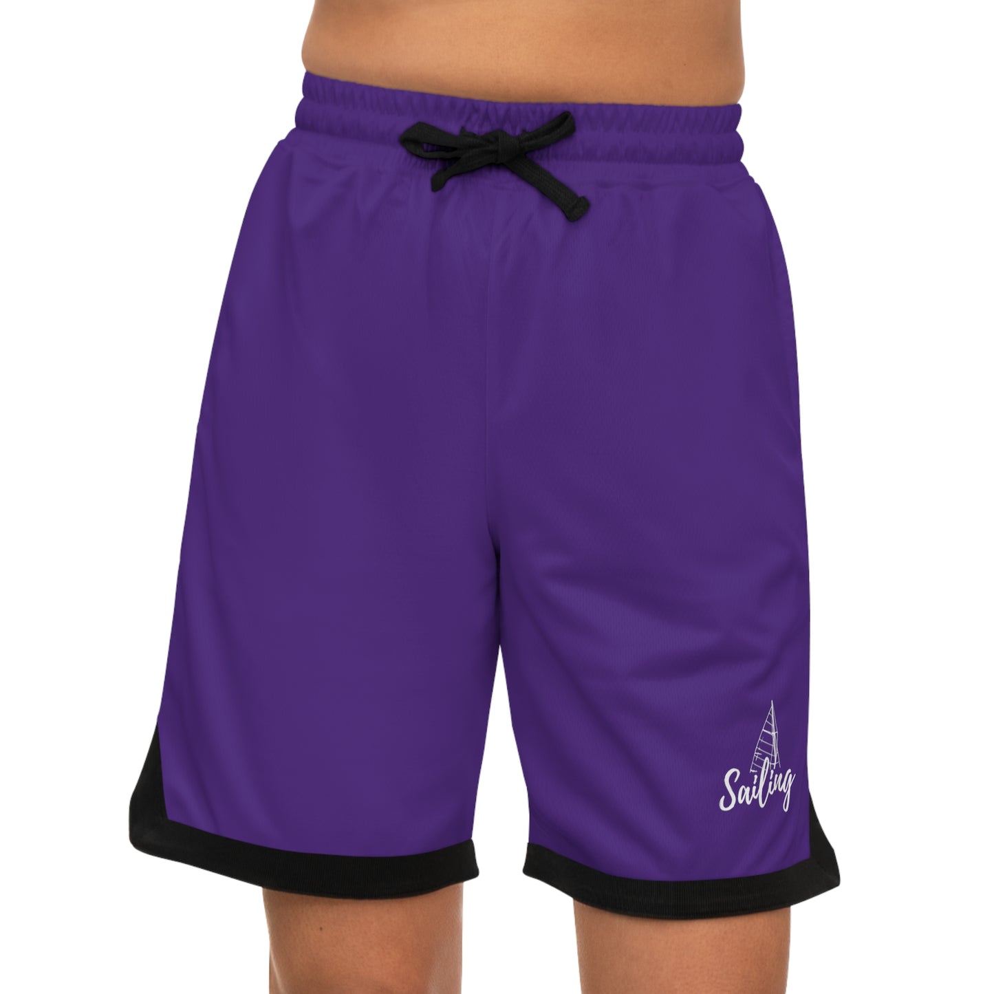 Sailing Basketball Rib Shorts (AOP)