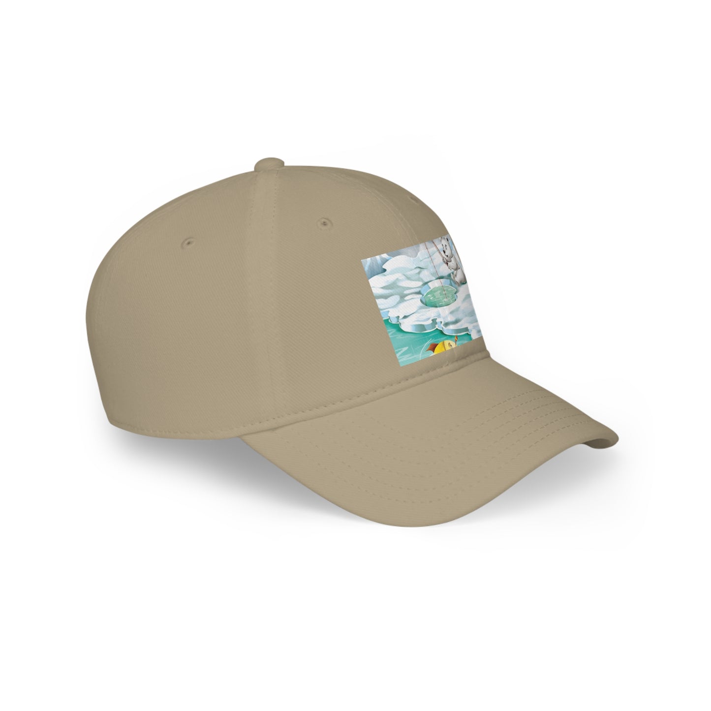 Poro The Polar Bear Low Profile Baseball Cap