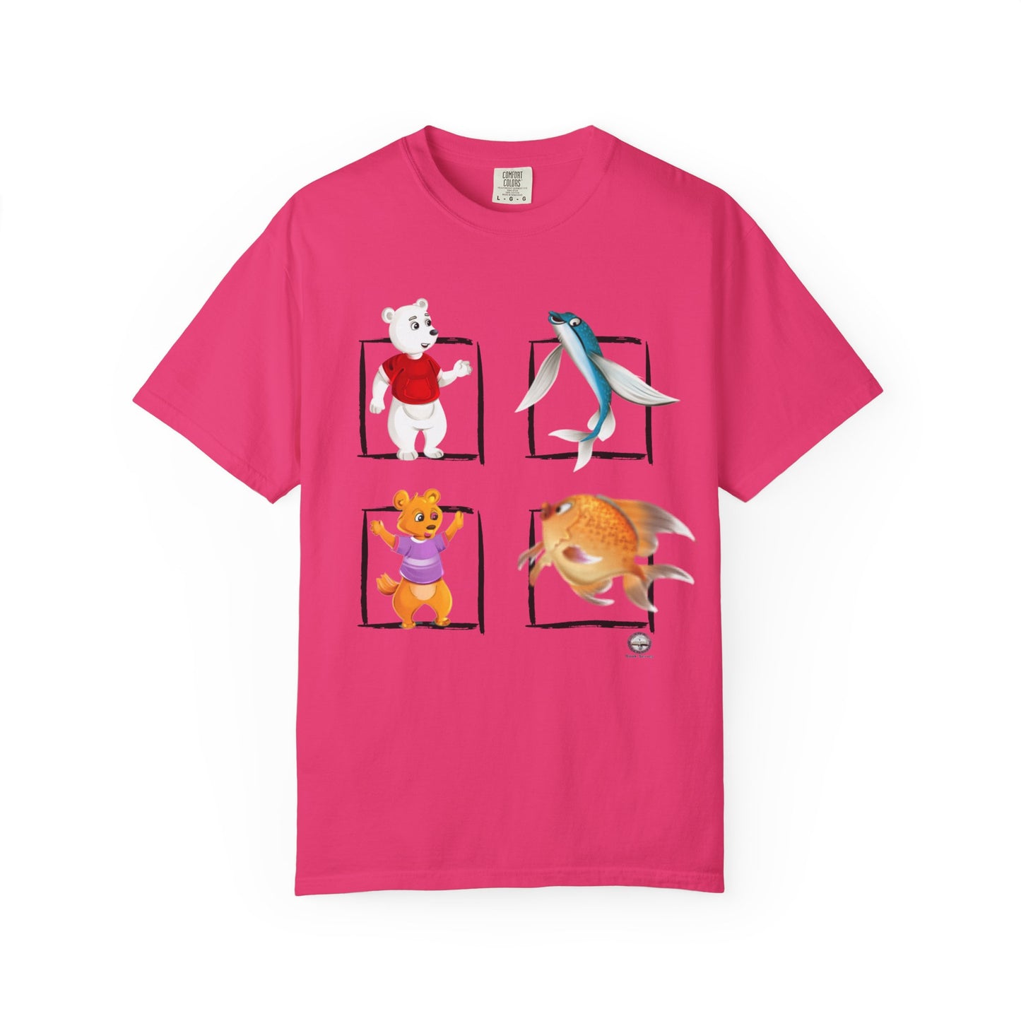 Whimsical Cartoon T-Shirt, Fun Graphic Tee for Kids, Animal Lovers Apparel, Perfect Gift for Birthdays and Celebrations