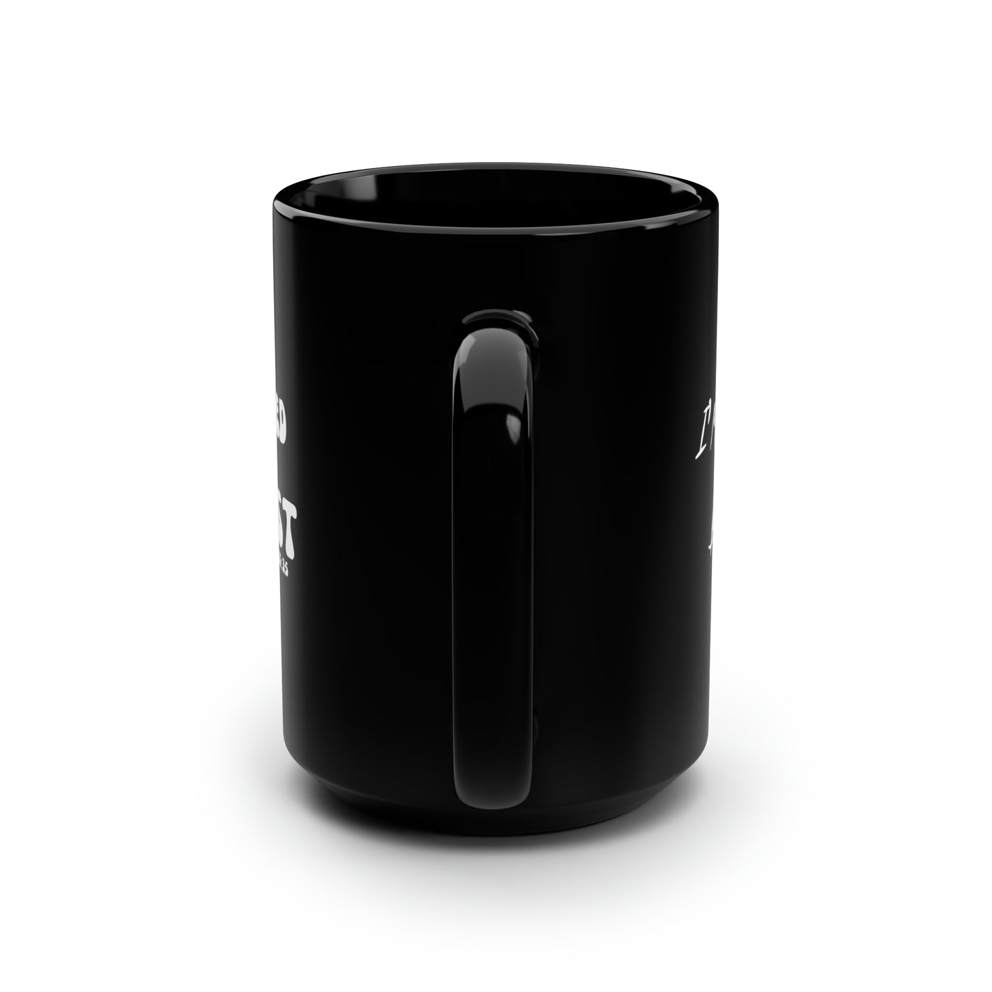 Christian Wear Black Mug, 15oz