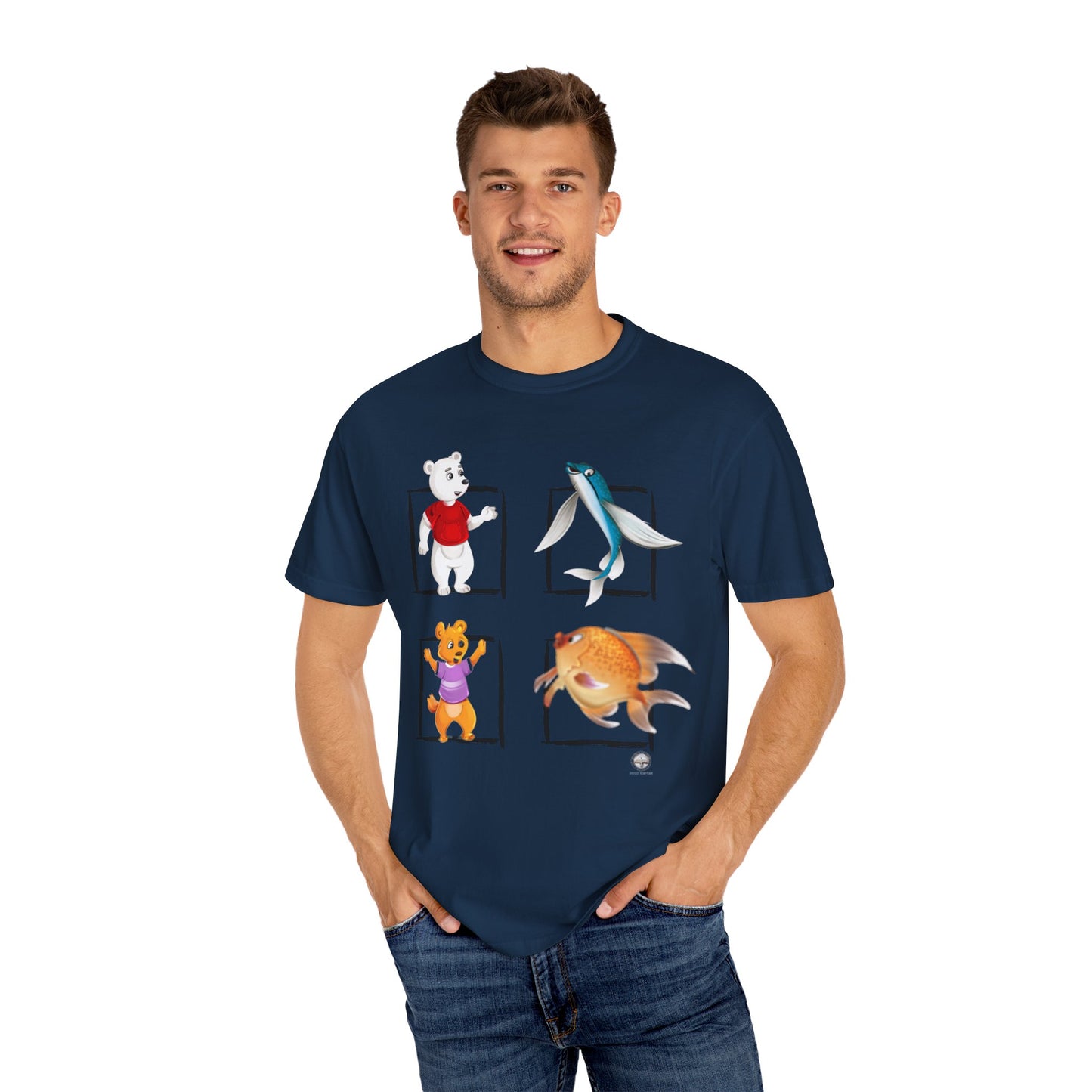 Whimsical Cartoon T-Shirt, Fun Graphic Tee for Kids, Animal Lovers Apparel, Perfect Gift for Birthdays and Celebrations