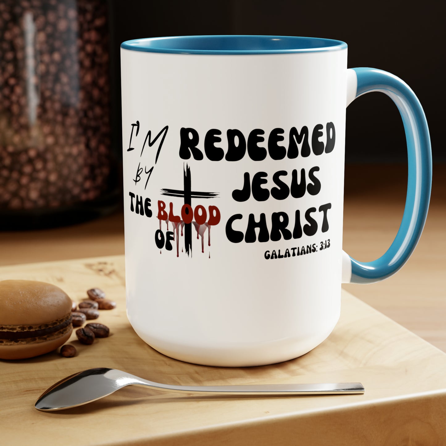 Christian Wear Two-Tone Coffee Mugs, 15oz