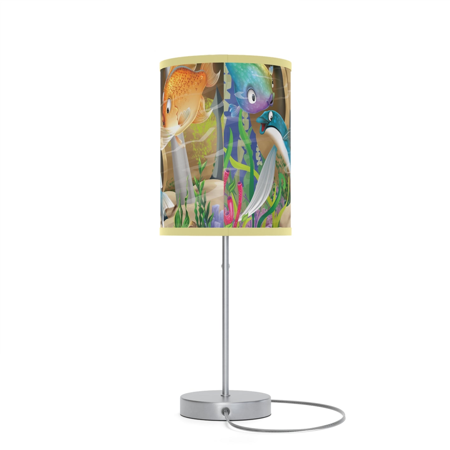 Finley The Flying Fish Lamp on a Stand, US|CA plug