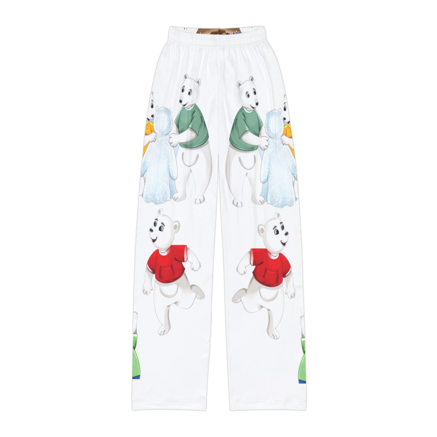 Poro the Polar Bear Kids Pajama Pants (AOP)