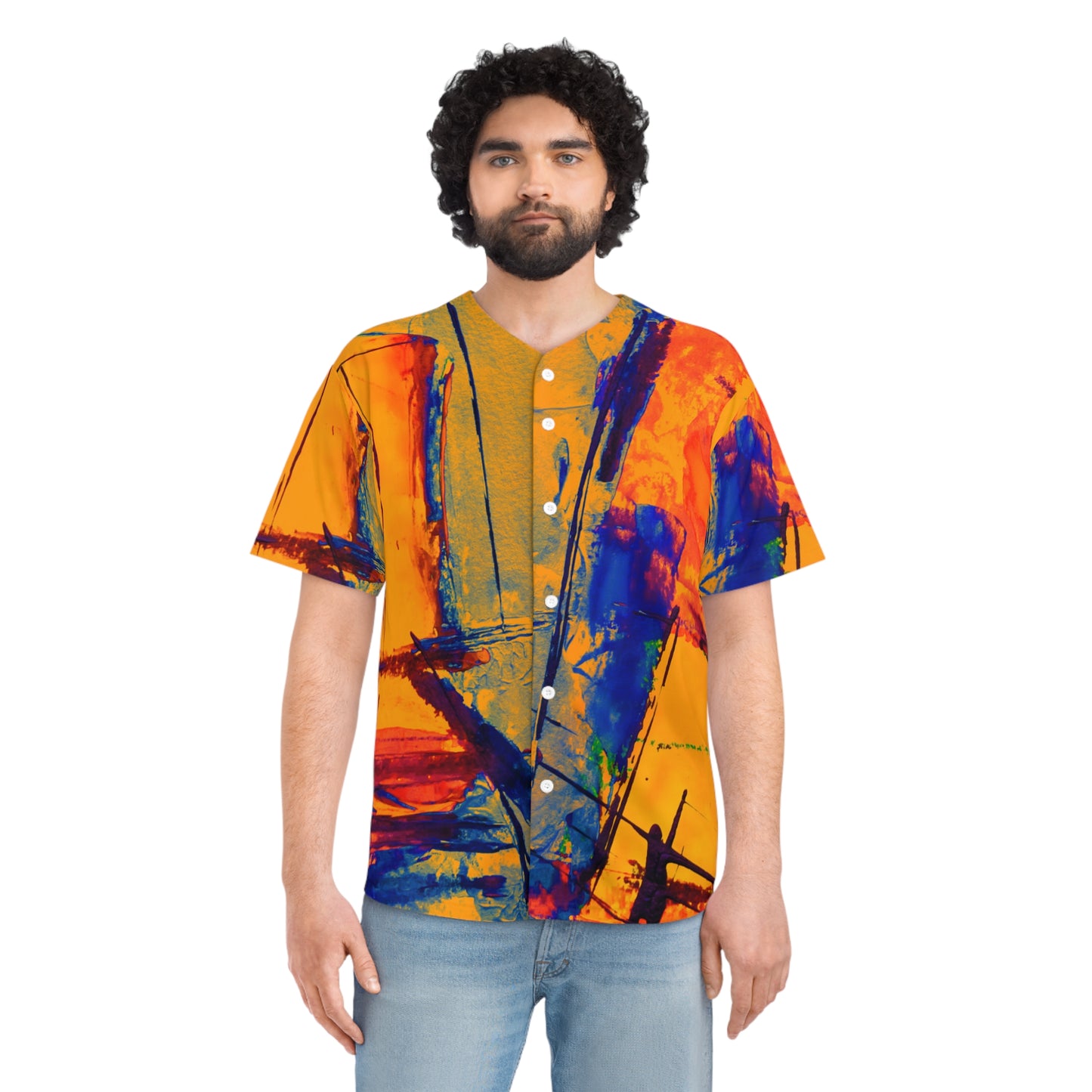 Exotic Print Baseball Jersey