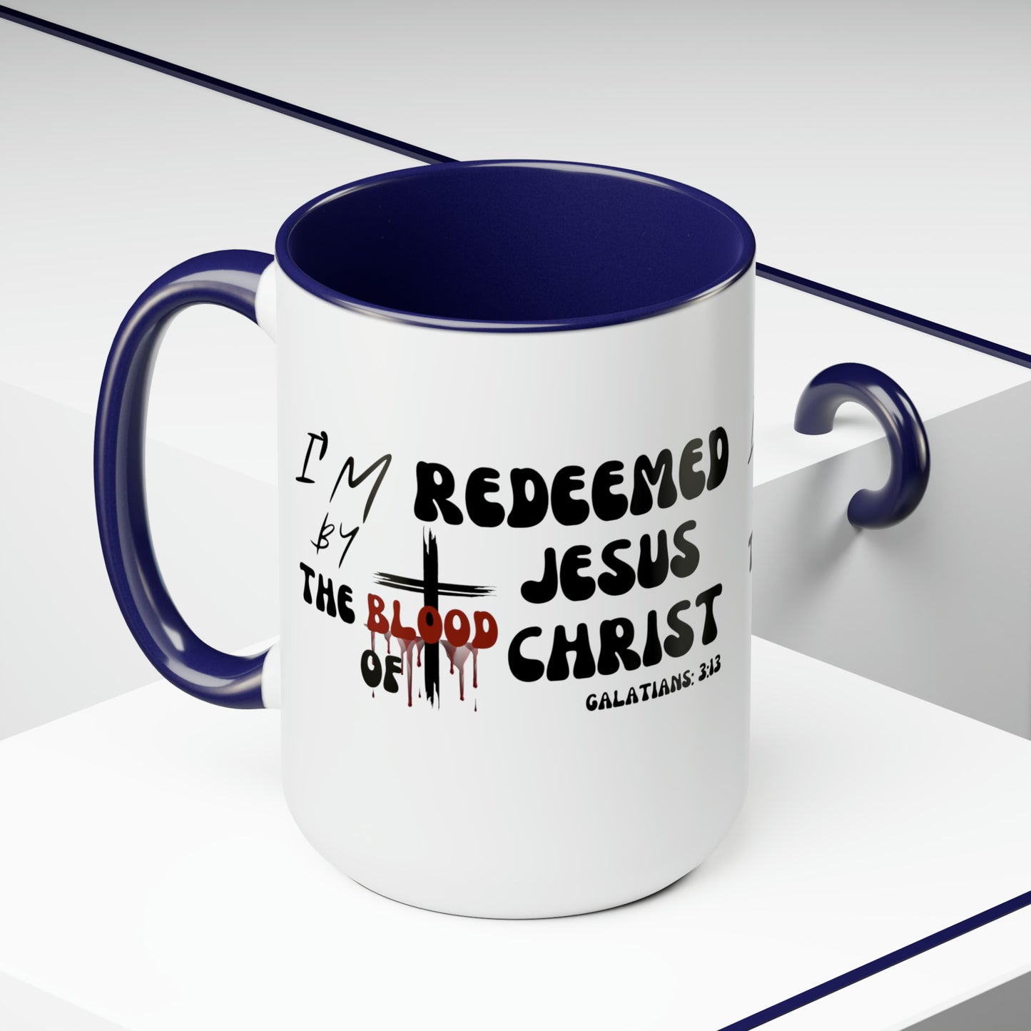 Christian Wear Two-Tone Coffee Mugs, 15oz