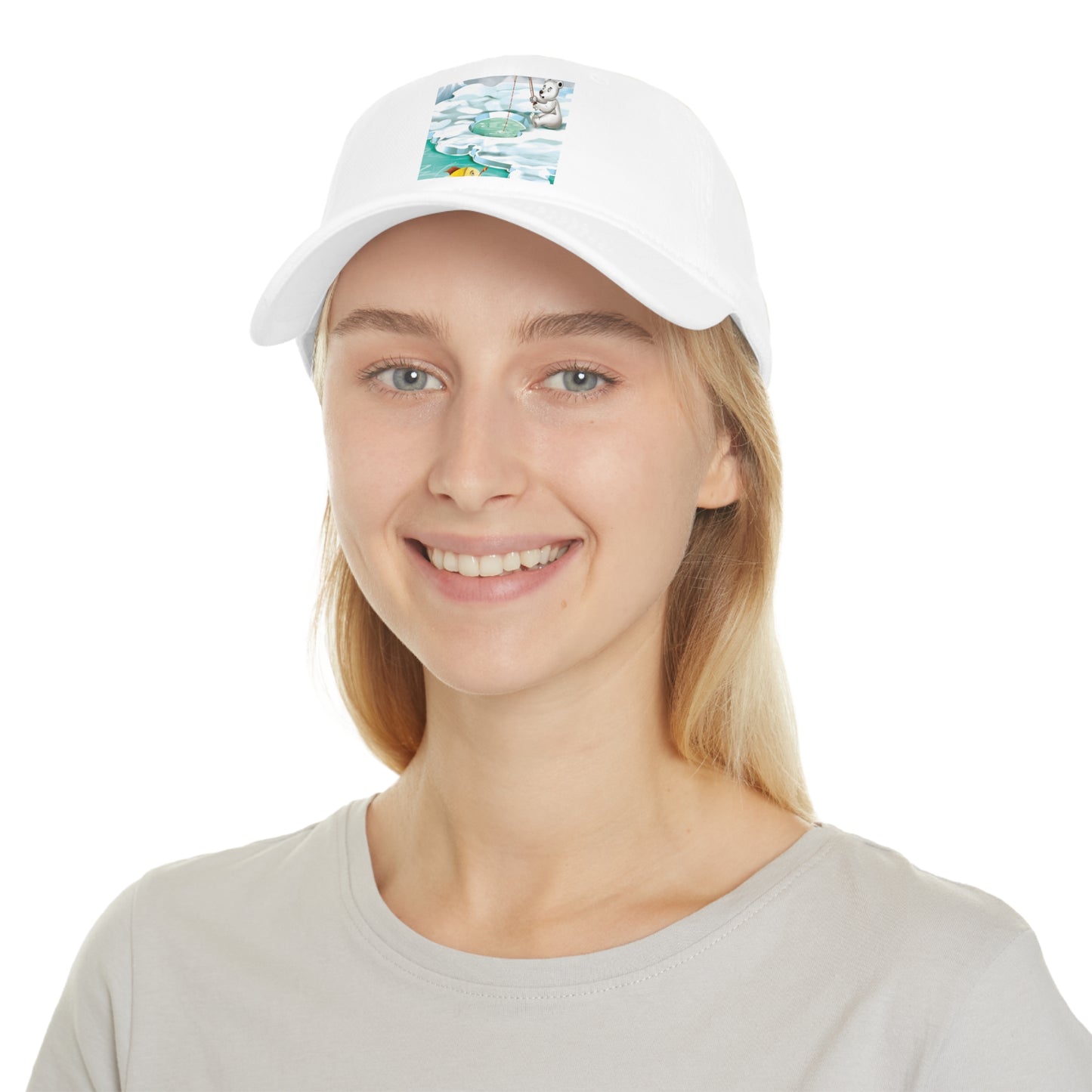 Poro The Polar Bear Low Profile Baseball Cap