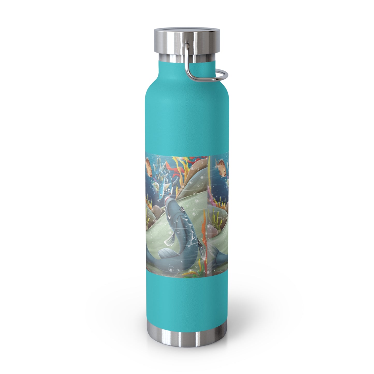 Finley the Flying Fish Copper Vacuum Insulated Bottle, 22oz