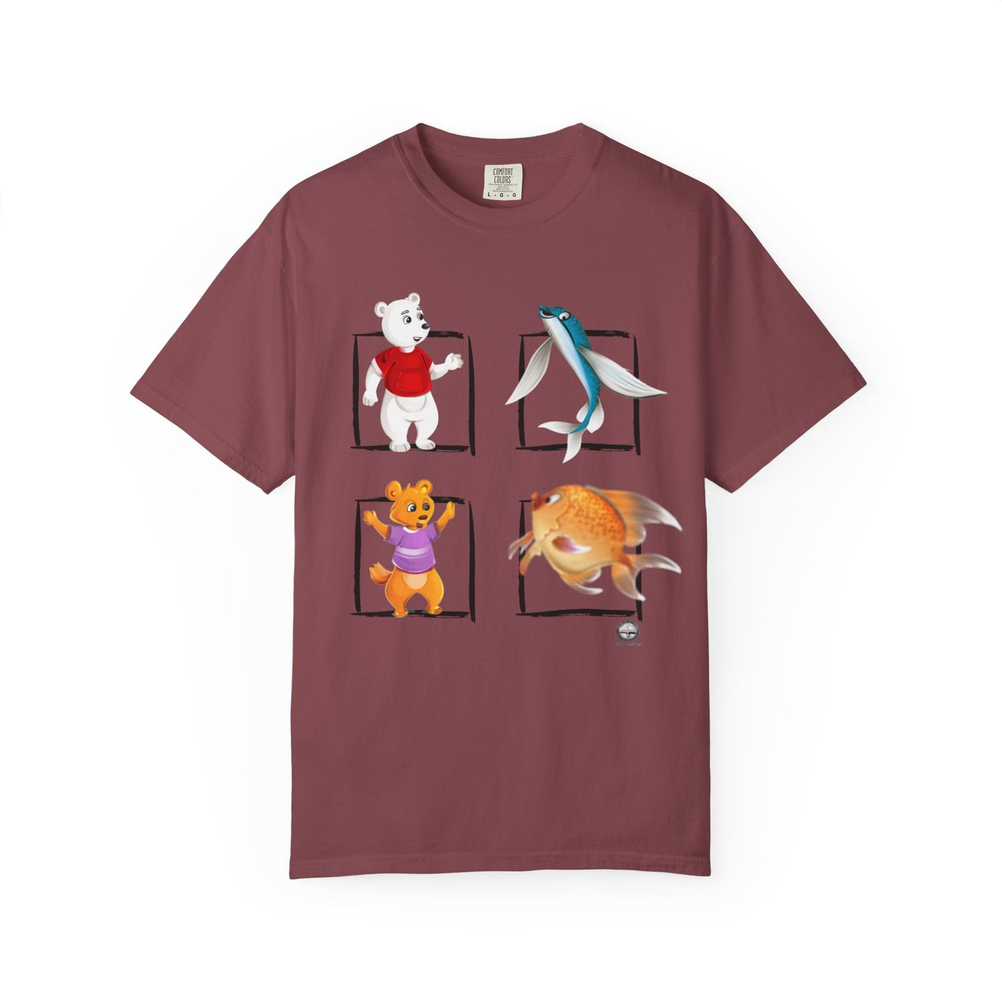 Whimsical Cartoon T-Shirt, Fun Graphic Tee for Kids, Animal Lovers Apparel, Perfect Gift for Birthdays and Celebrations