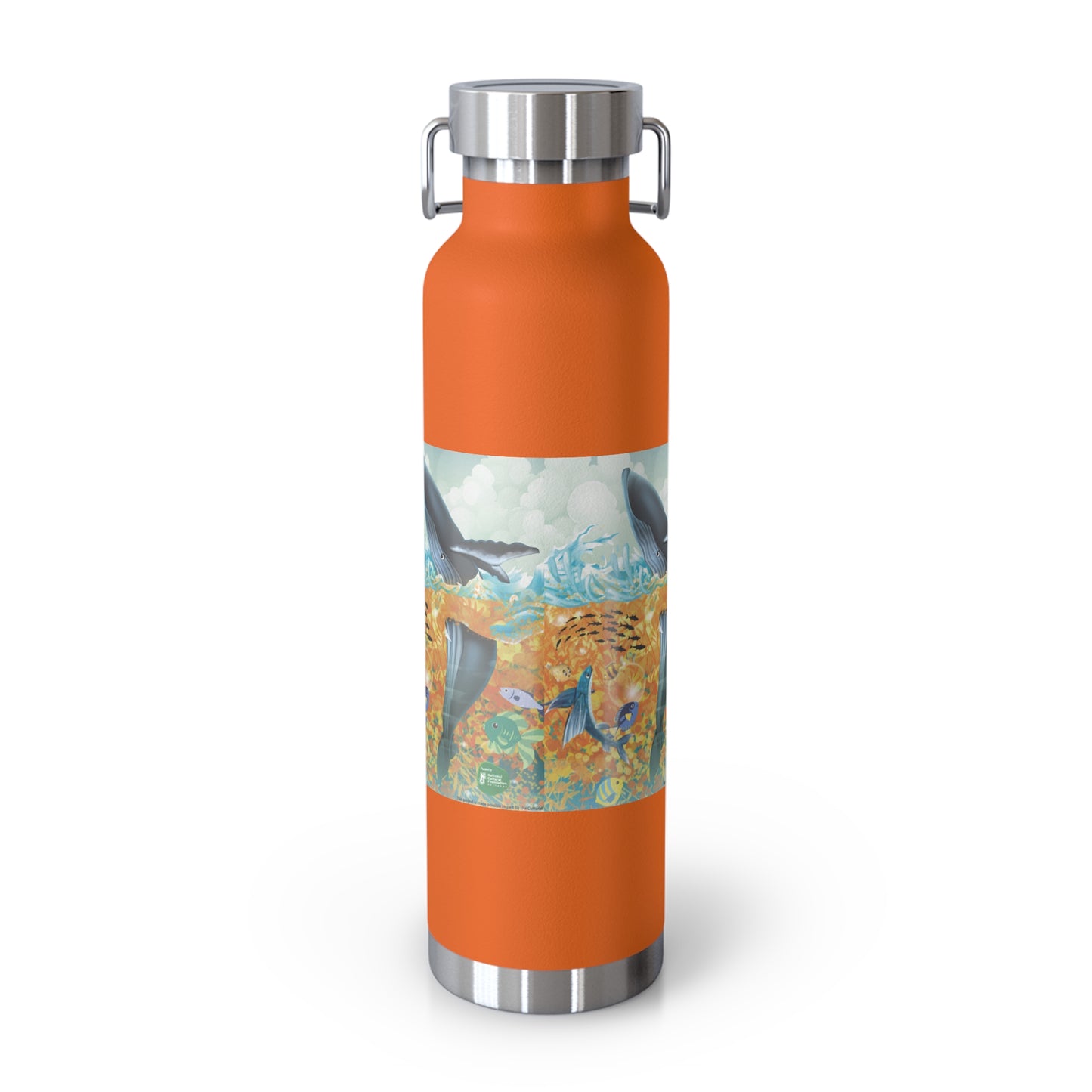 Finley the Flying Fish Copper Vacuum Insulated Bottle, 22oz