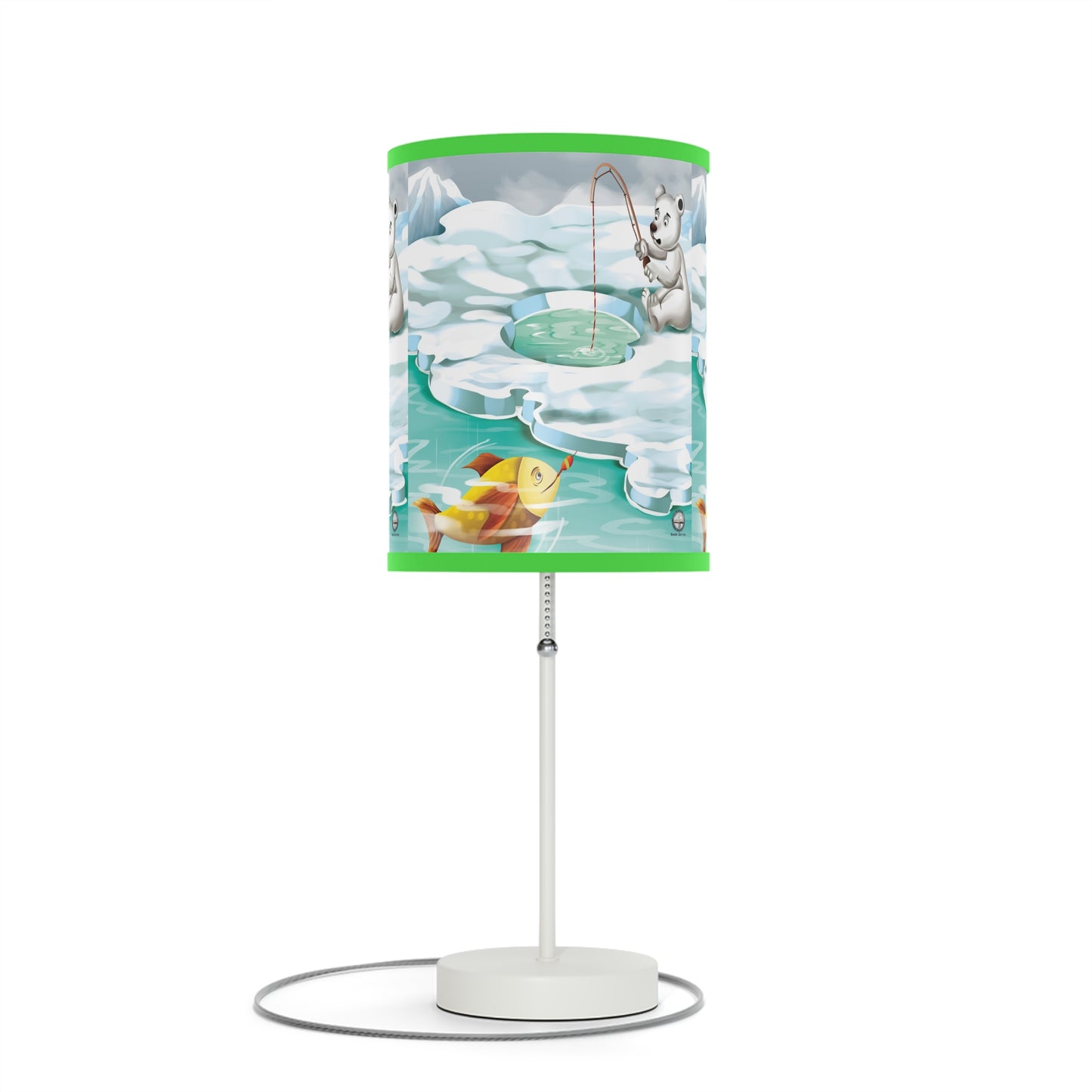 Poro The Polar Bear Lamp on a Stand, US|CA plug