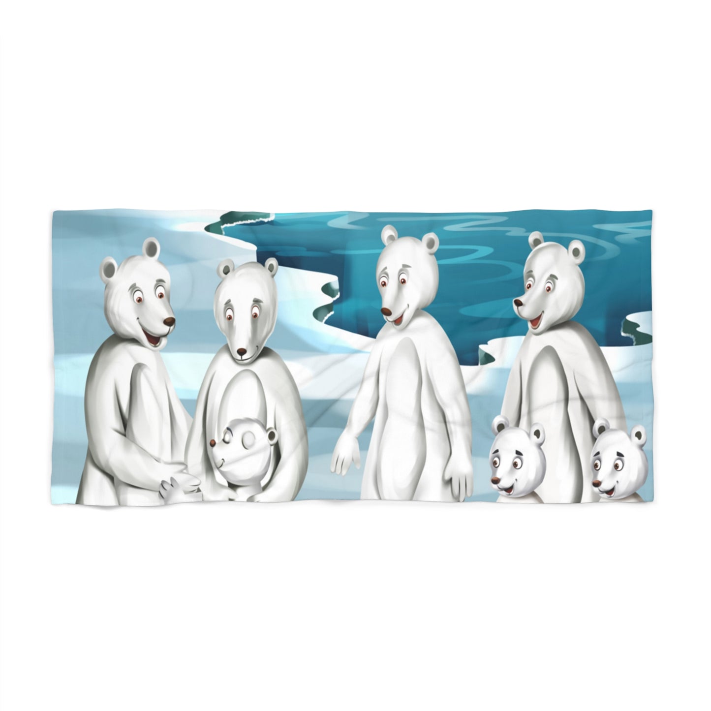 Poro The Polar Bear Beach Towel