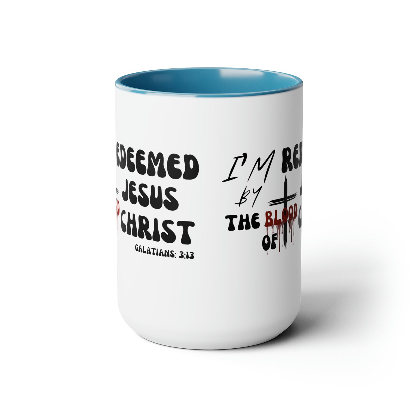 Christian Wear Two-Tone Coffee Mugs, 15oz