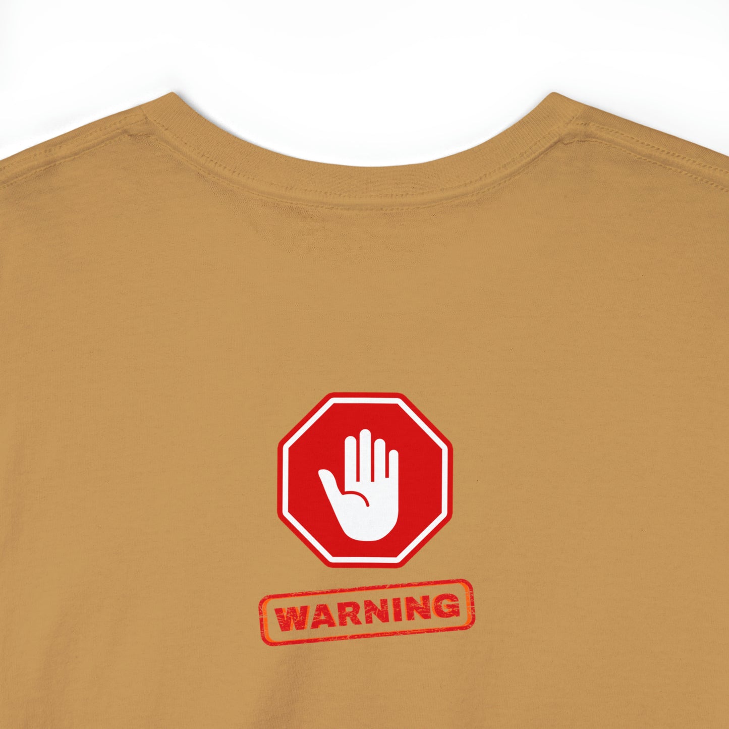 Warning, Unisex Heavy Cotton Tee