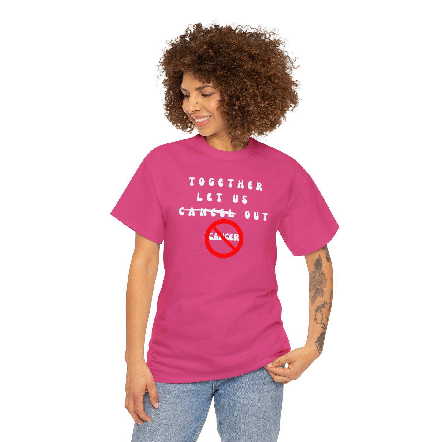 Cancer Unisex Heavy Cotton Tee