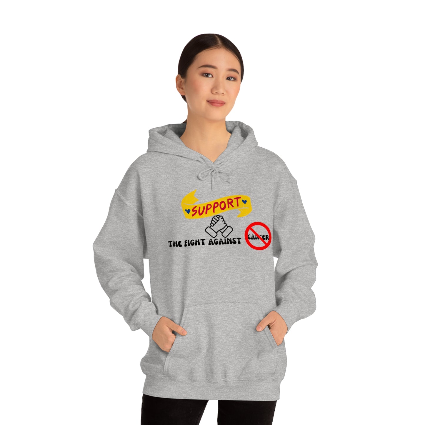 Cancer Awareness Unisex Heavy Blend™ Hooded Sweatshirt