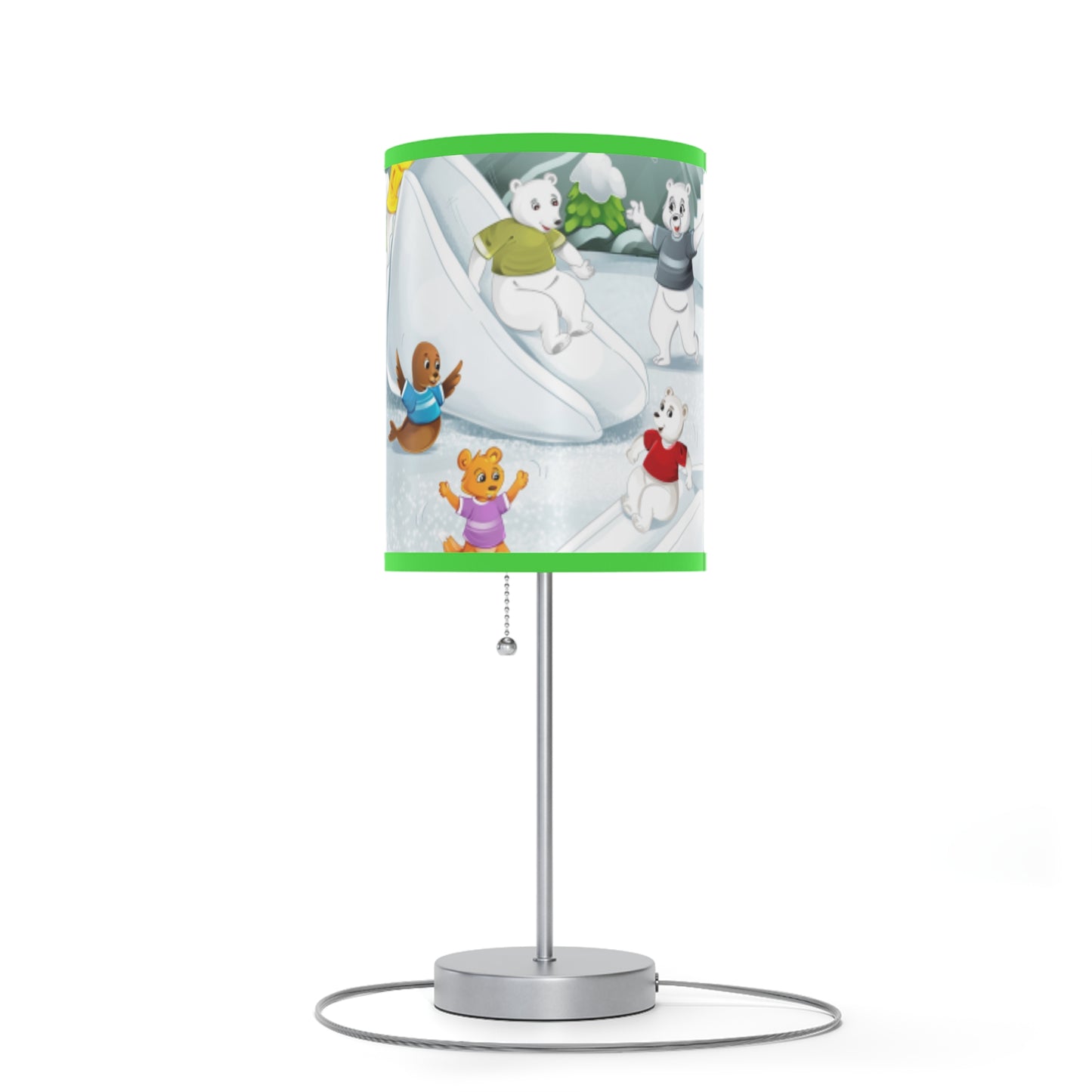 Poro the Polar Bear Lamp on a Stand