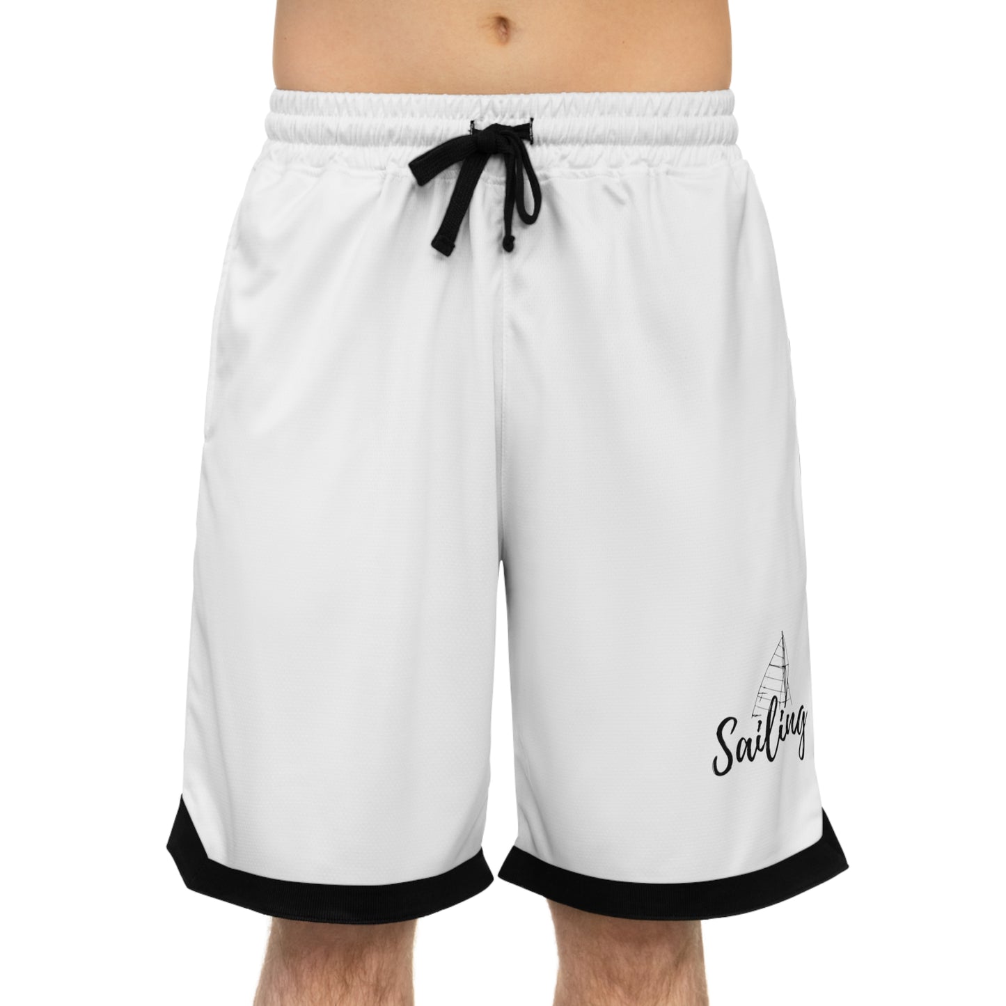 Sailing Basketball Rib Shorts (AOP)