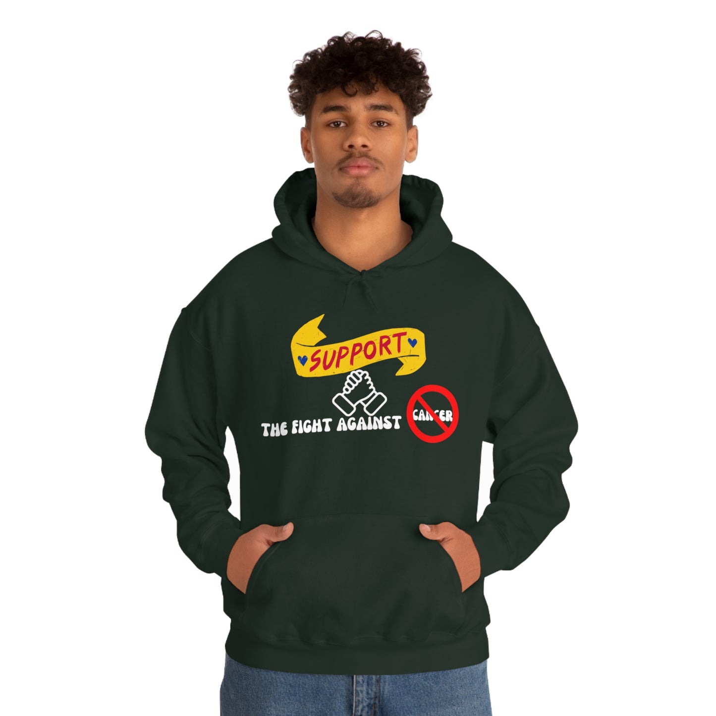 Cancer Awareness Unisex Heavy Blend™ Hooded Sweatshirt