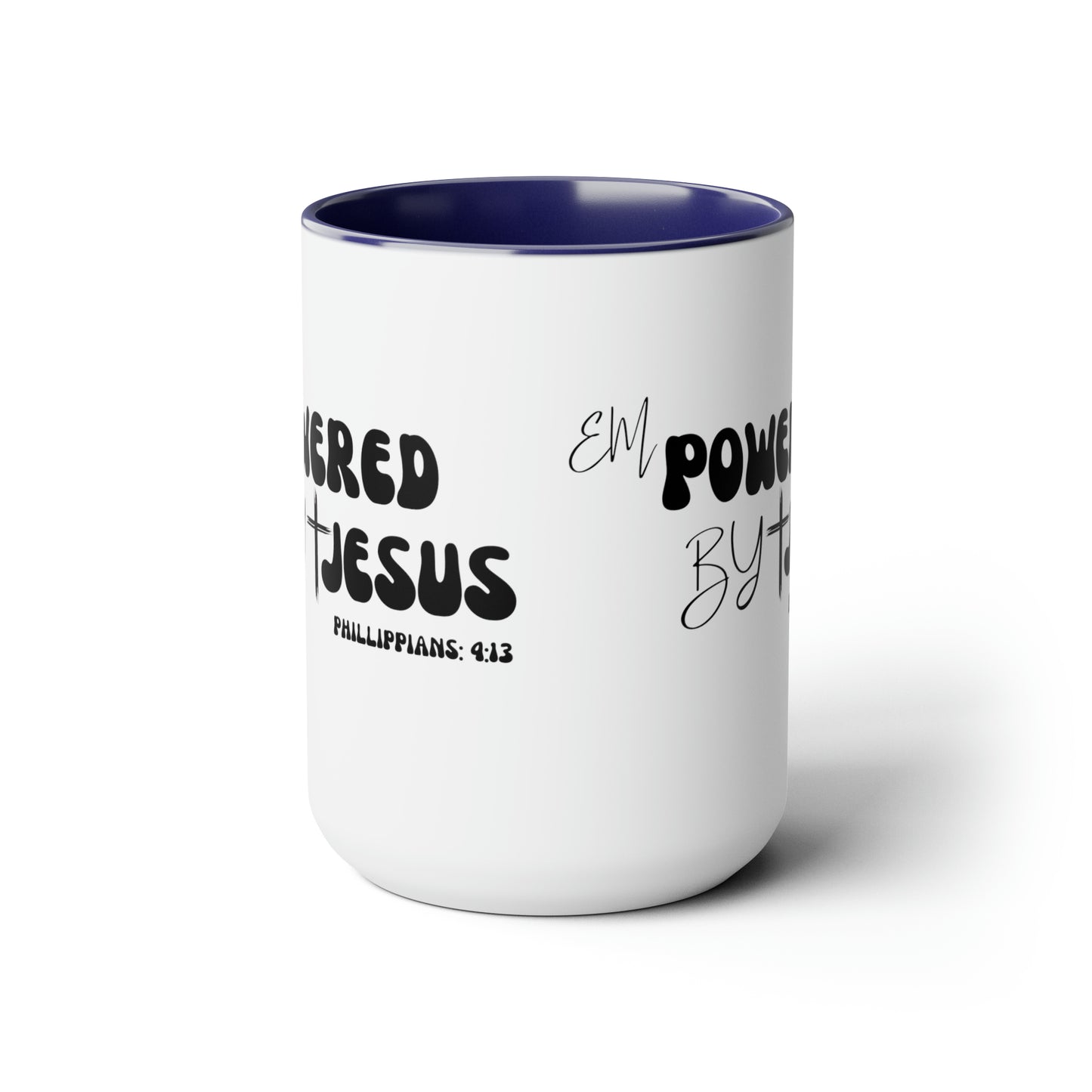 Christian Wear Two-Tone Coffee Mugs, 15oz