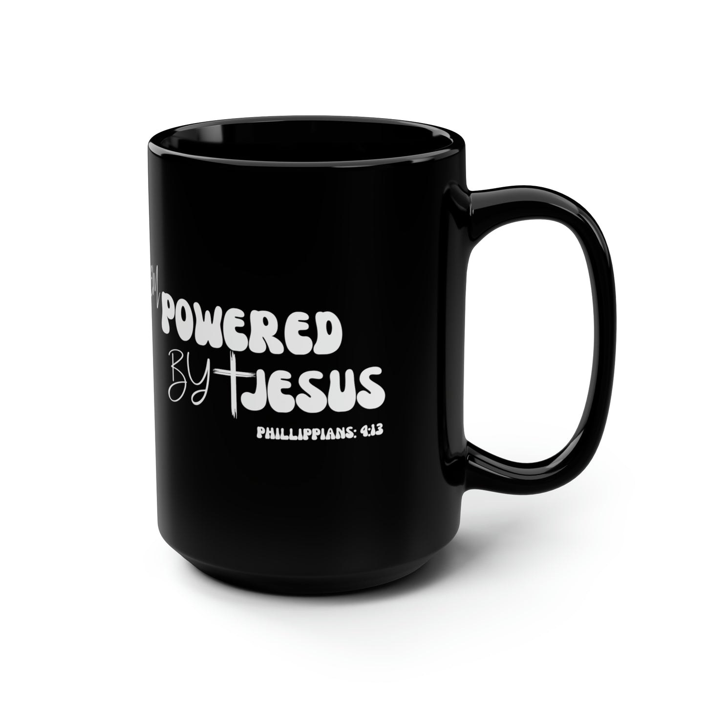 Christian Wear Black Mug, 15oz