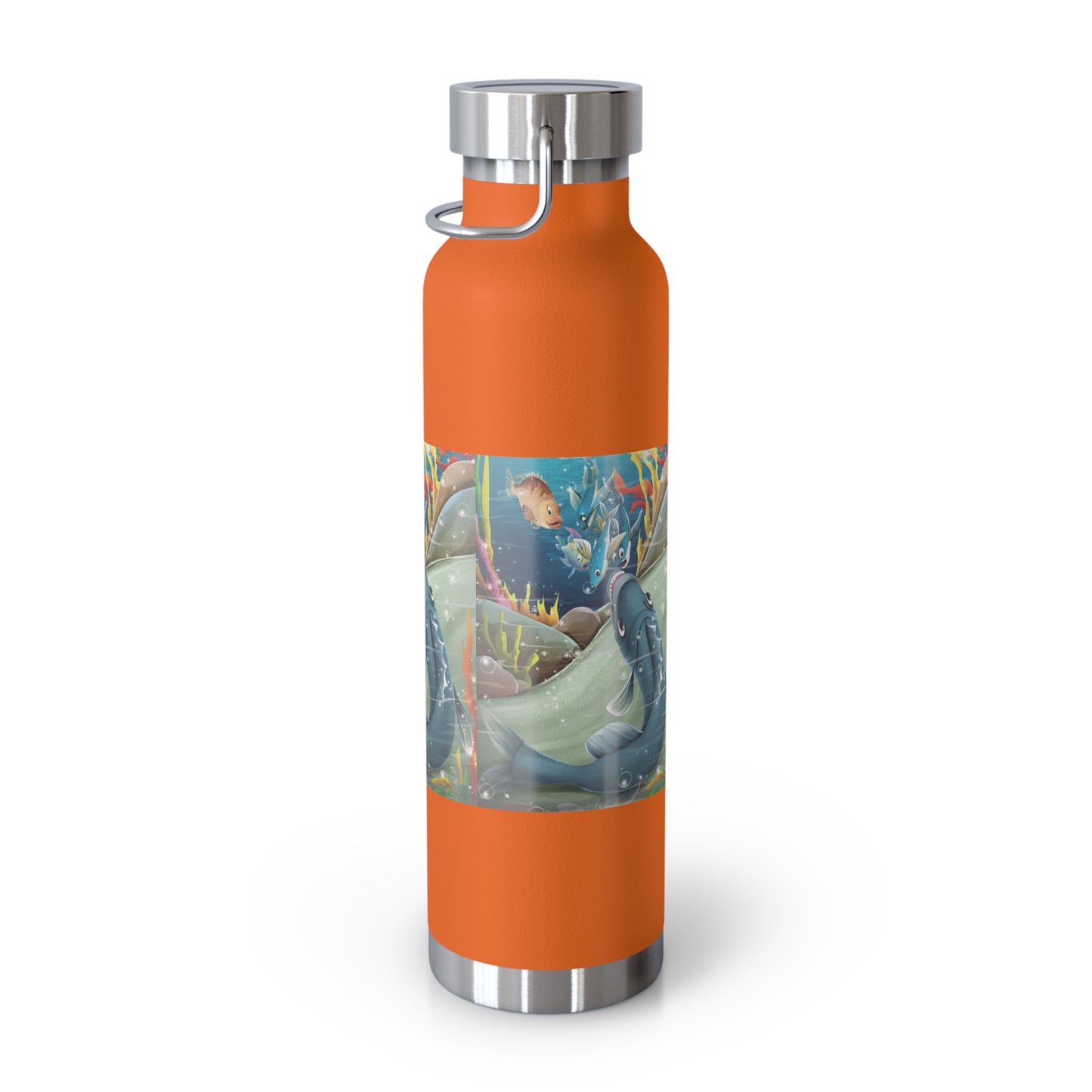 Finley the Flying Fish Copper Vacuum Insulated Bottle, 22oz