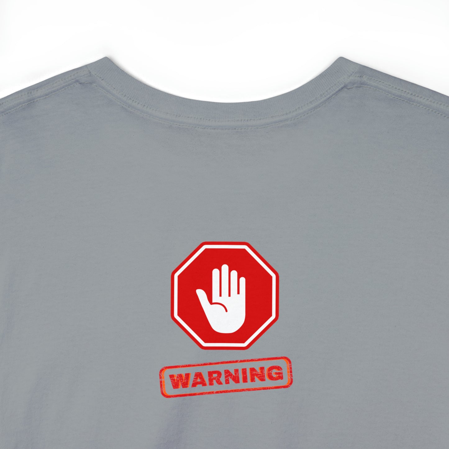 Warning, Unisex Heavy Cotton Tee