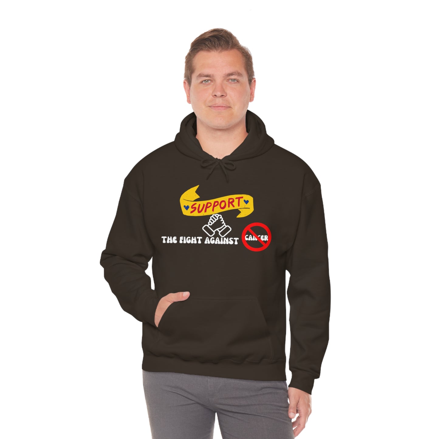 Cancer Awareness Unisex Heavy Blend™ Hooded Sweatshirt