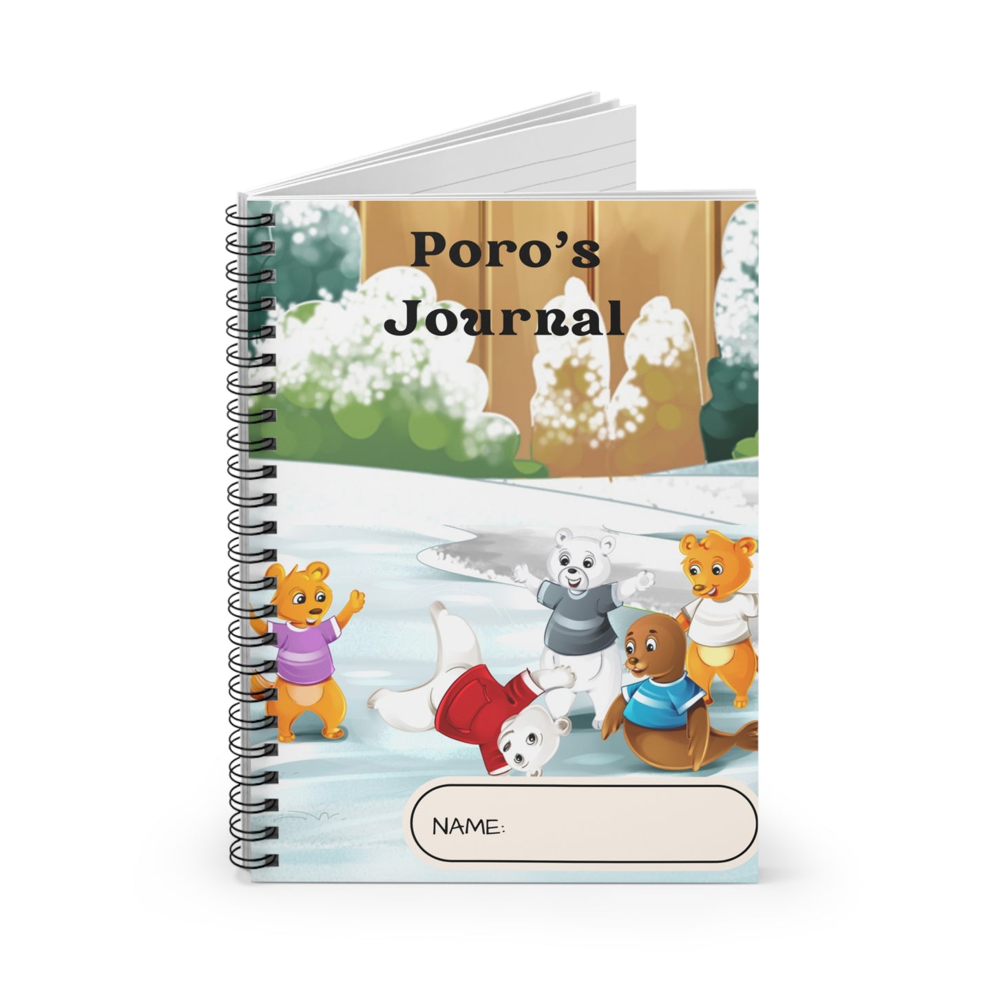 Poro Spiral Notebook - Ruled Line