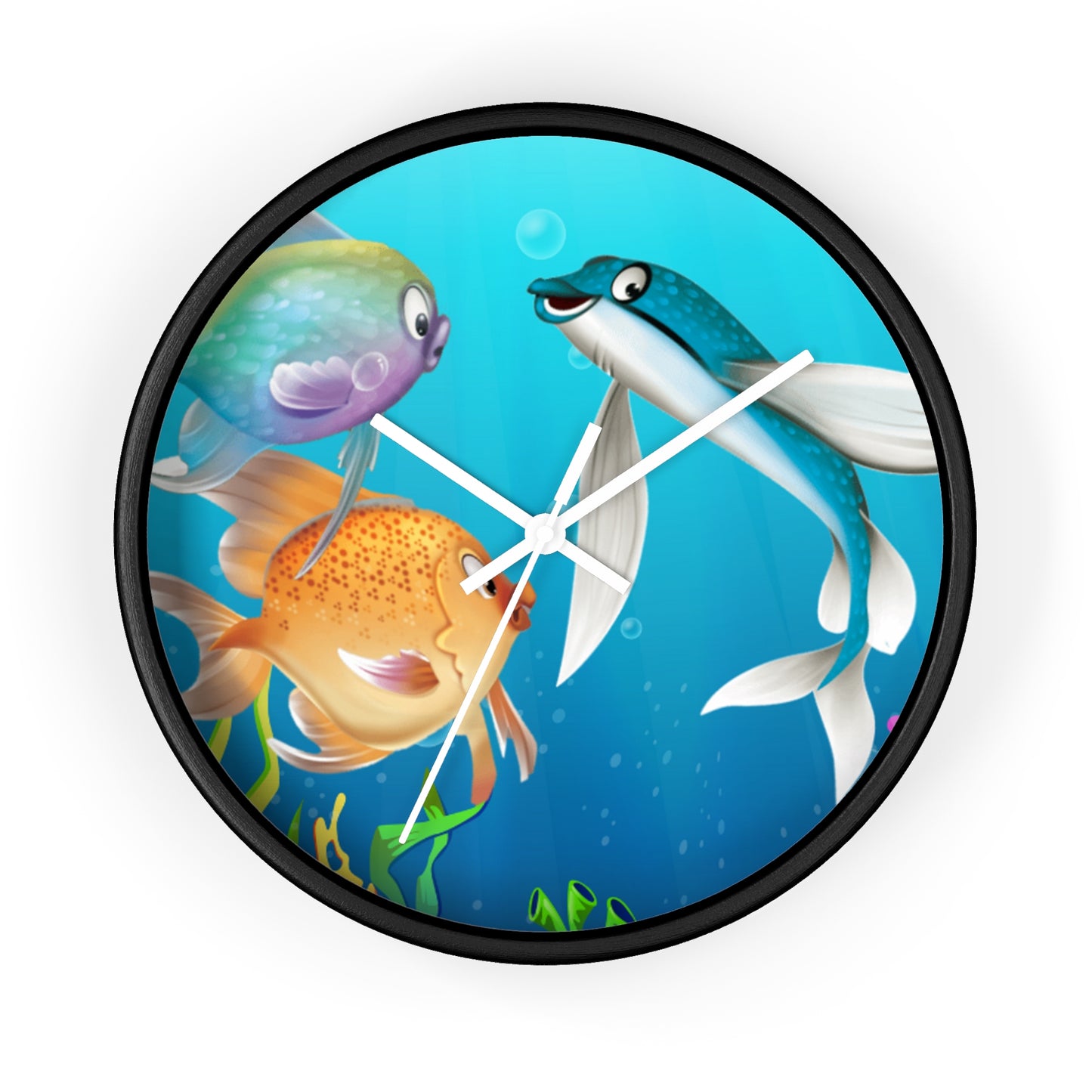 Finley The Flying Fish Wall Clock