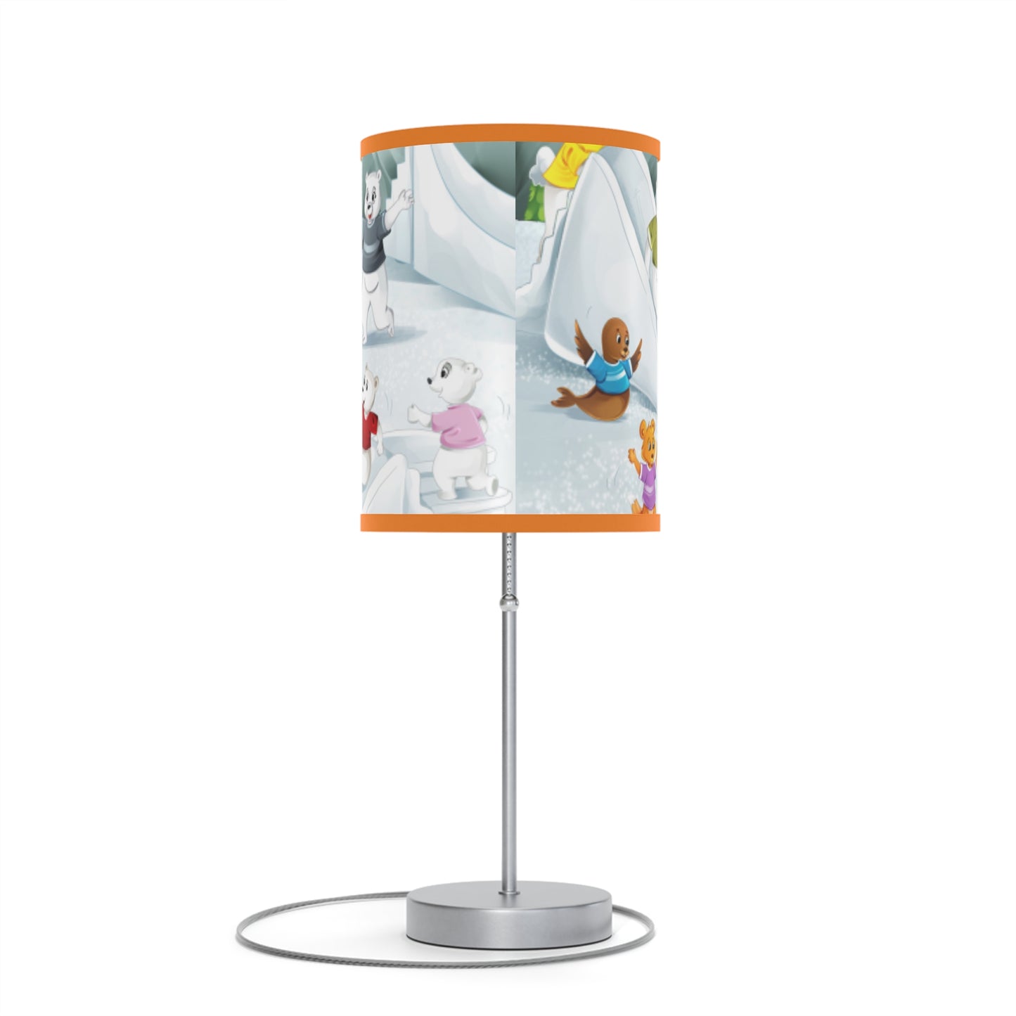 Poro the Polar Bear Lamp on a Stand