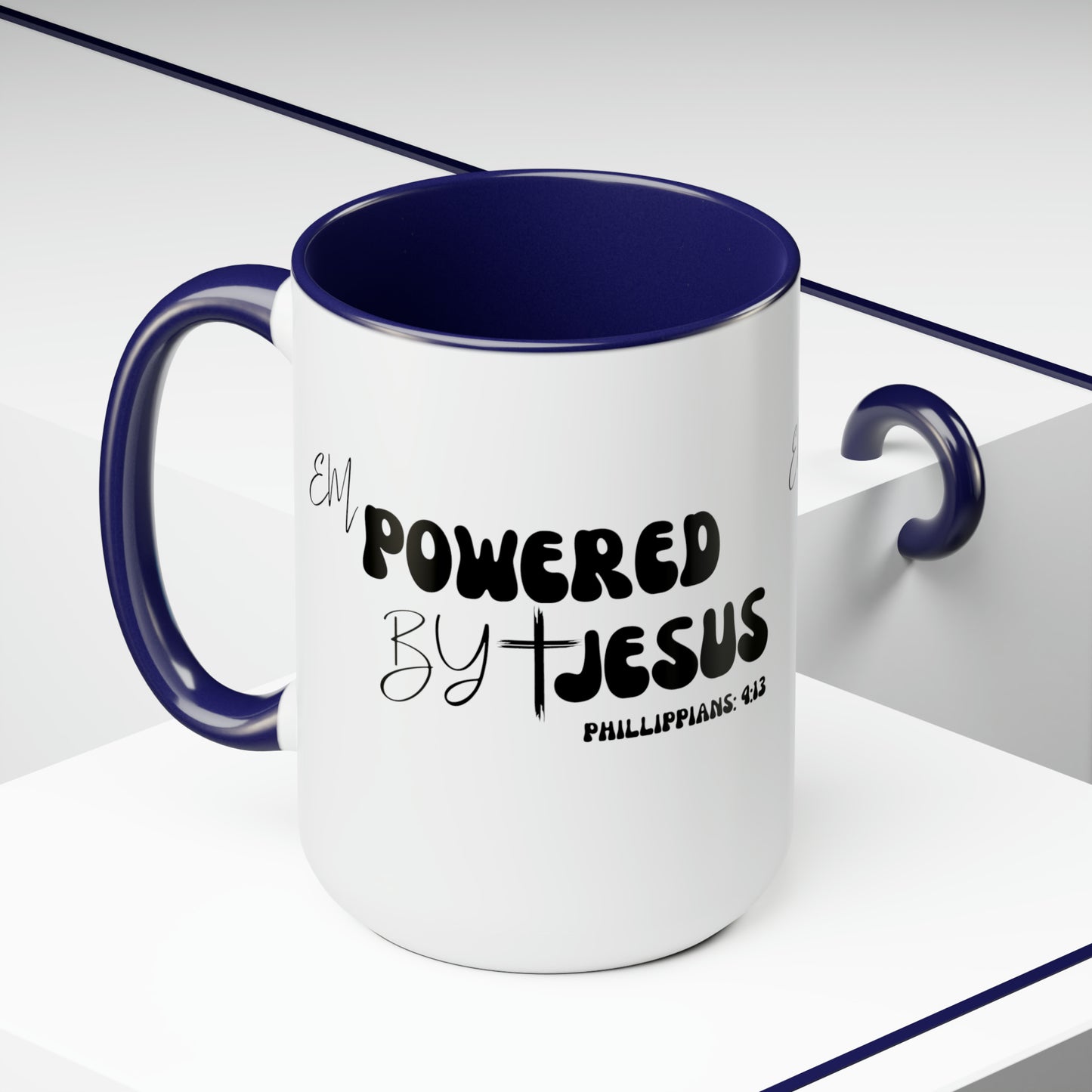 Christian Wear Two-Tone Coffee Mugs, 15oz