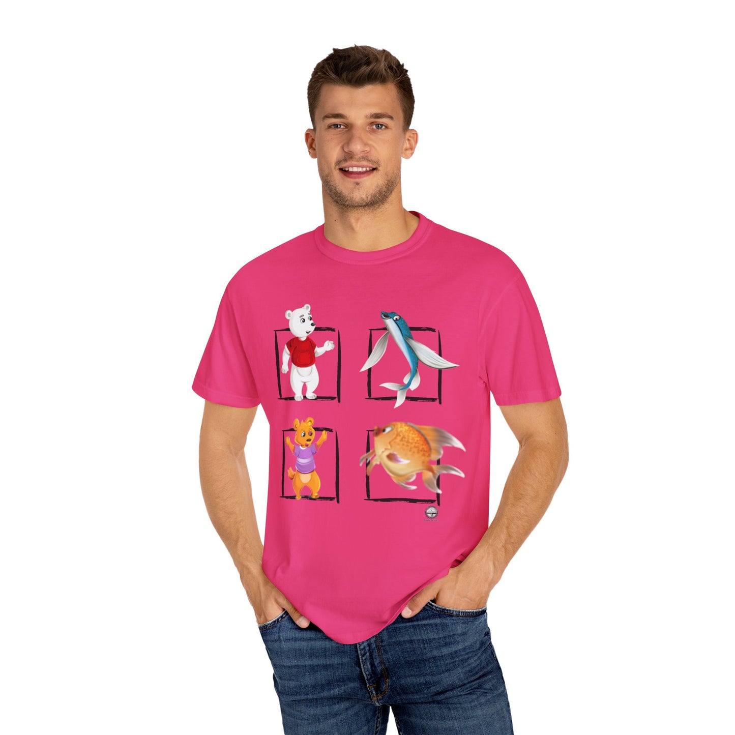 Whimsical Cartoon T-Shirt, Fun Graphic Tee for Kids, Animal Lovers Apparel, Perfect Gift for Birthdays and Celebrations
