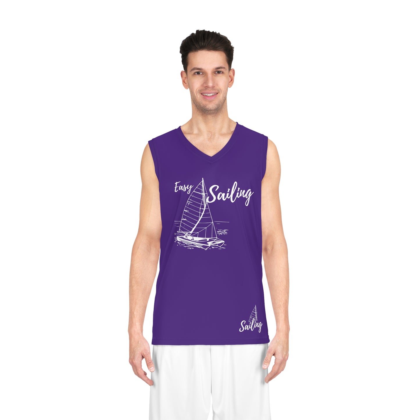 Sailing Basketball Jersey (AOP)