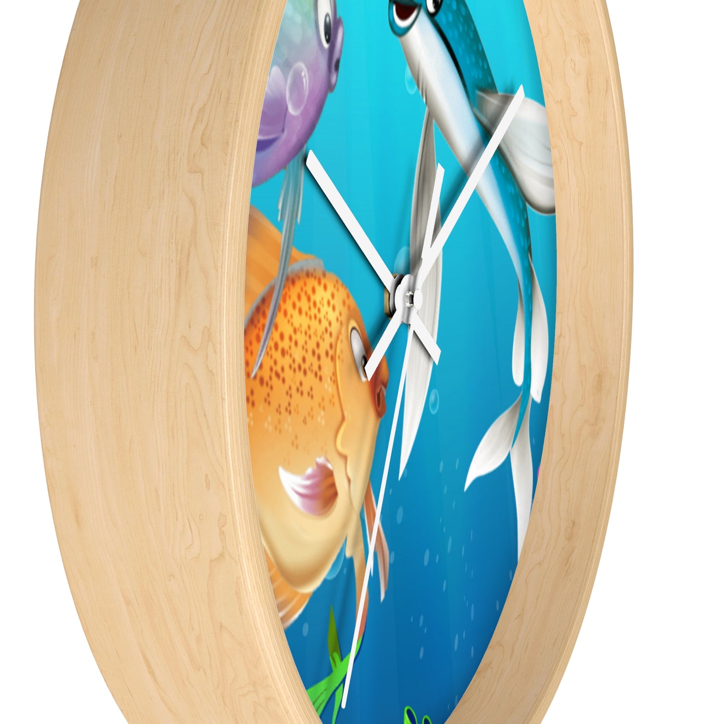 Finley The Flying Fish Wall Clock