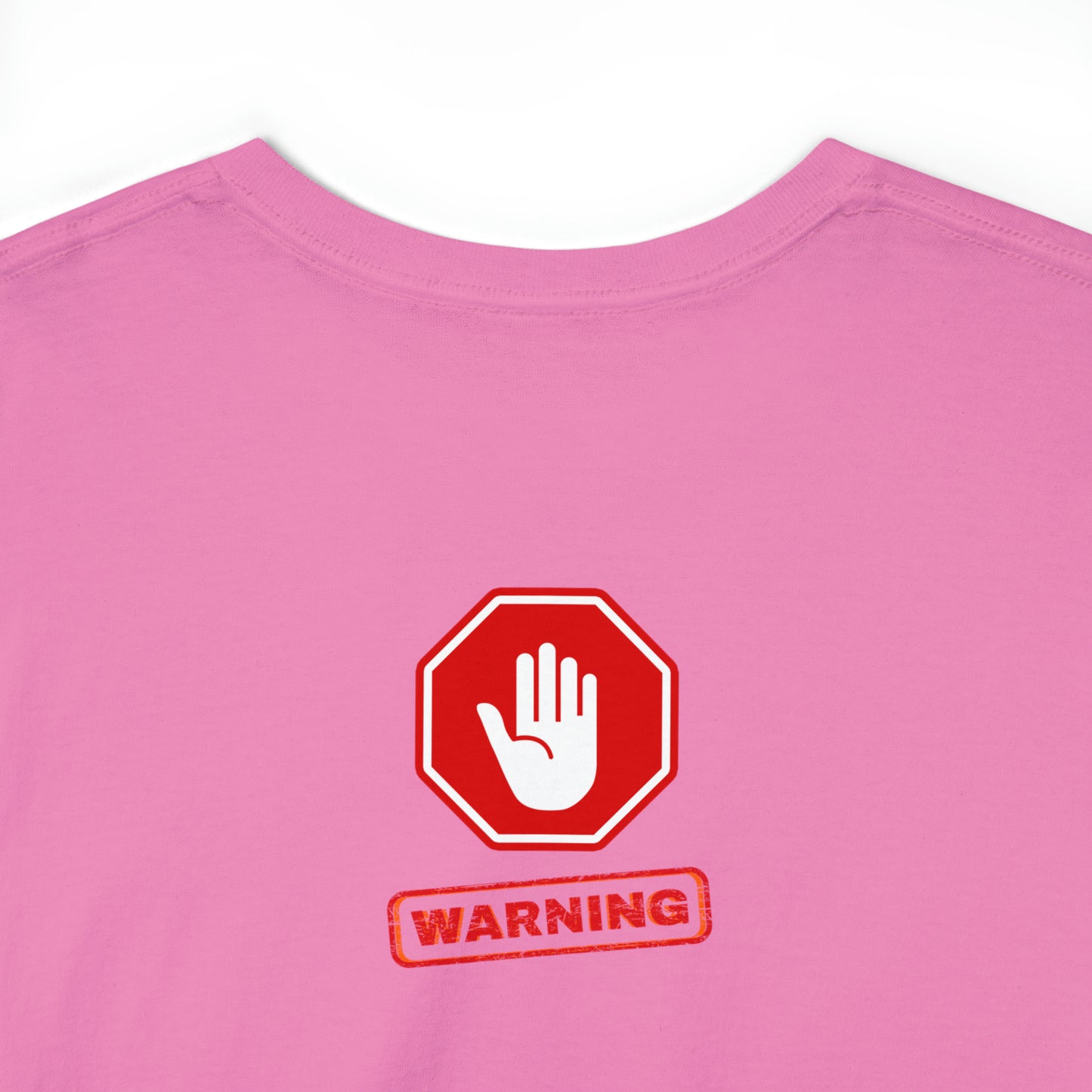 Warning, Unisex Heavy Cotton Tee