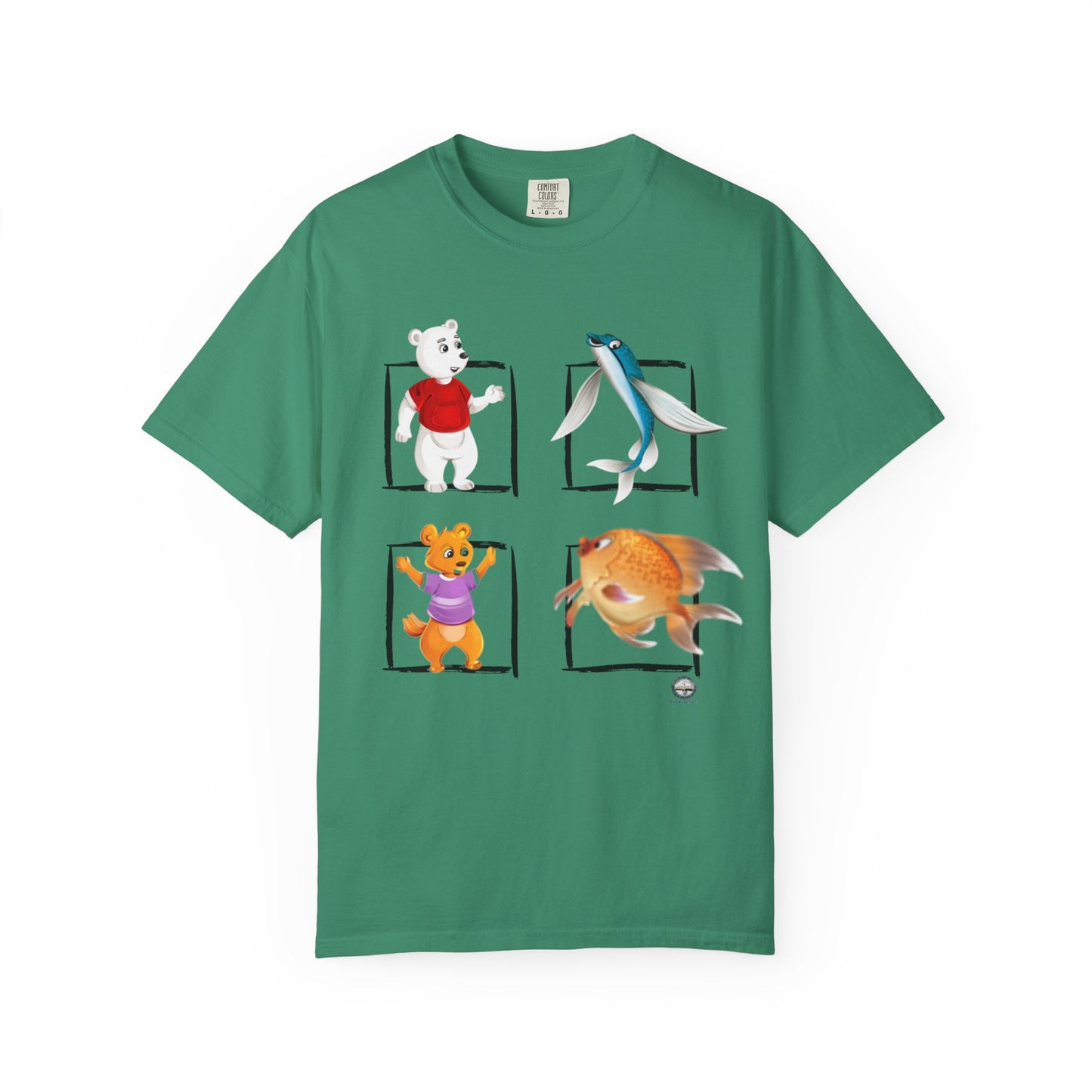 Whimsical Cartoon T-Shirt, Fun Graphic Tee for Kids, Animal Lovers Apparel, Perfect Gift for Birthdays and Celebrations